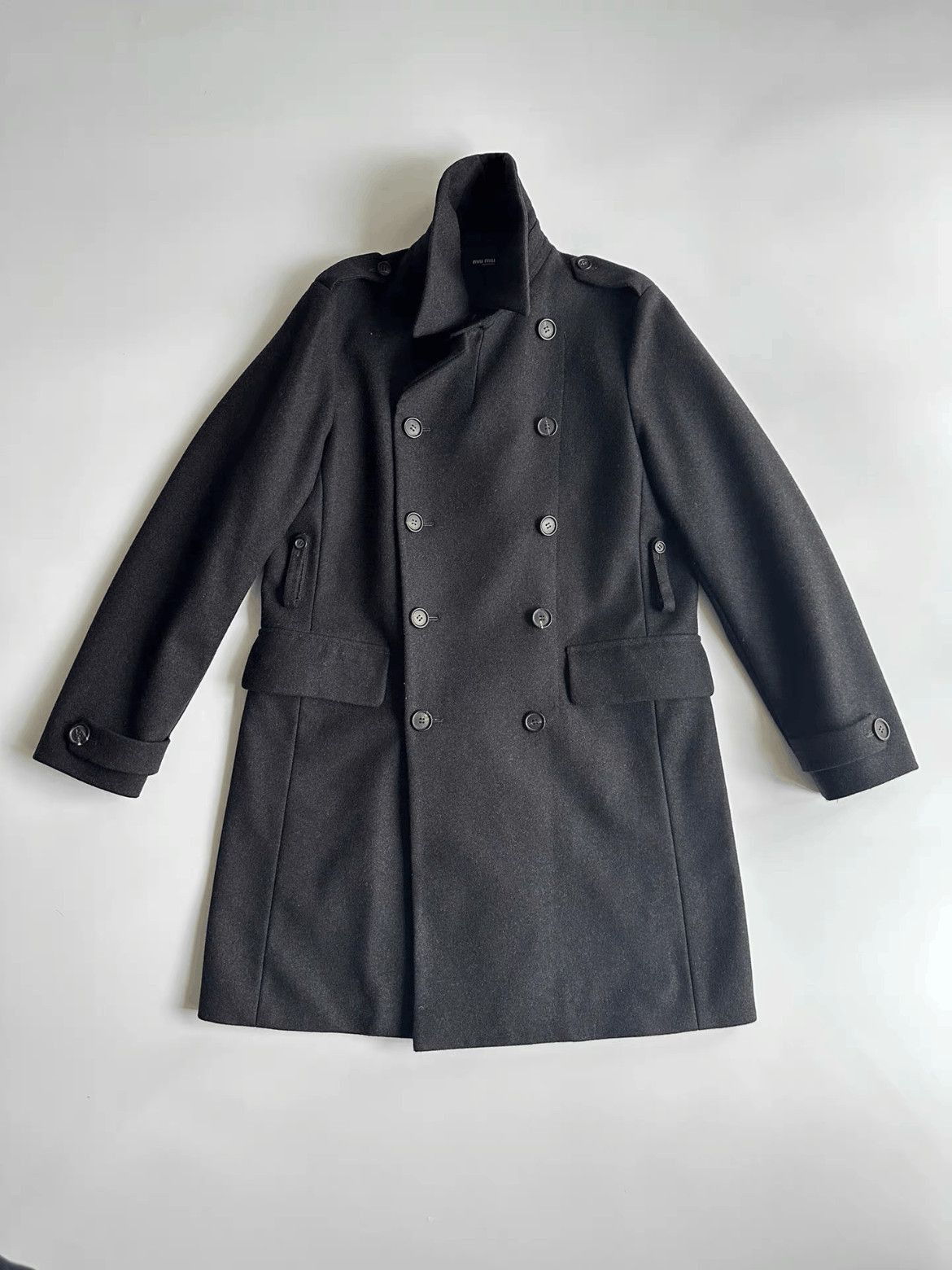 Supreme Shadow Plaid Wool Coat M