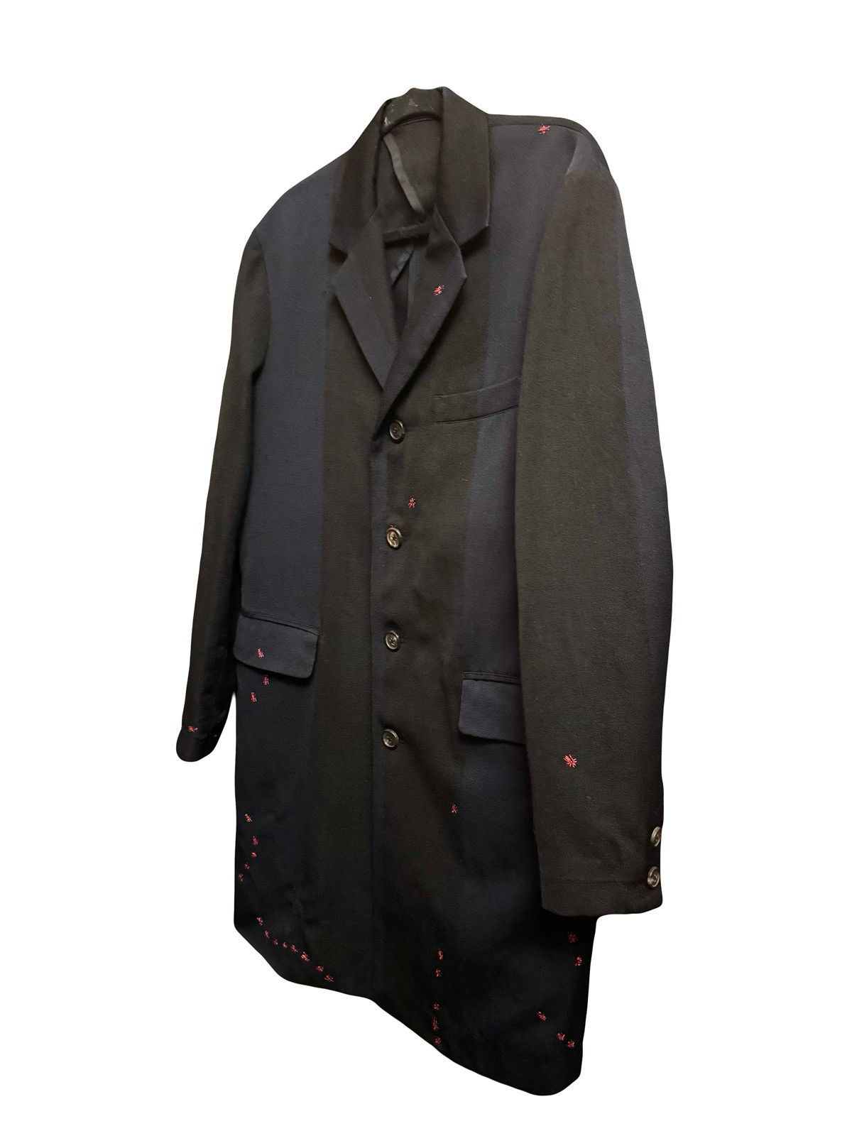 Yohji Yamamoto yohji yamamoto vintage wool embroidered coat 2jp men Size US S / EU 44-46 / 1 - 10 Thumbnail