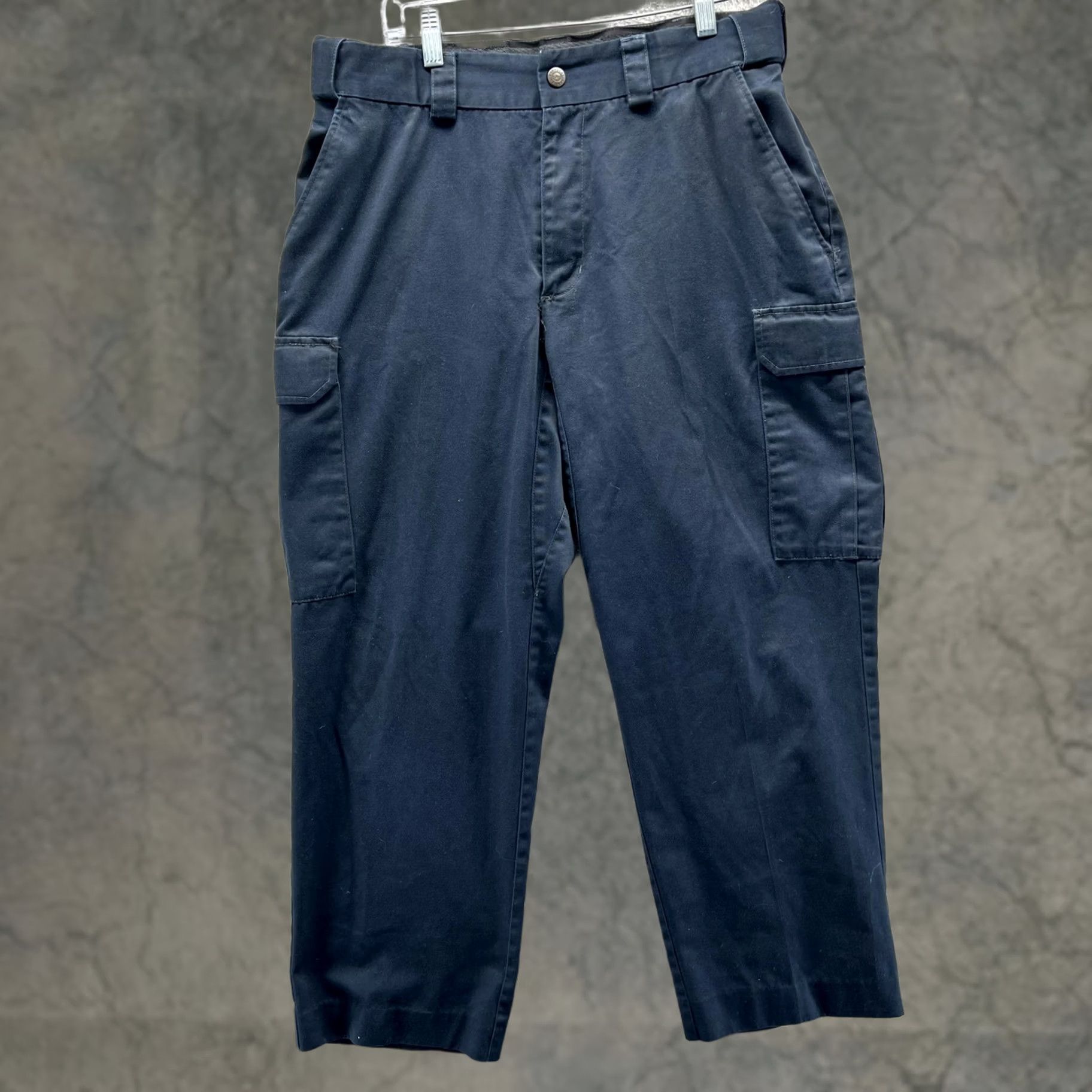 Vintage 5.11 Tactical Series Pants Mens 34 Navy Cargo Workwear Polyester Cotton Size US 34 / EU 50 - 1 Thumbnail