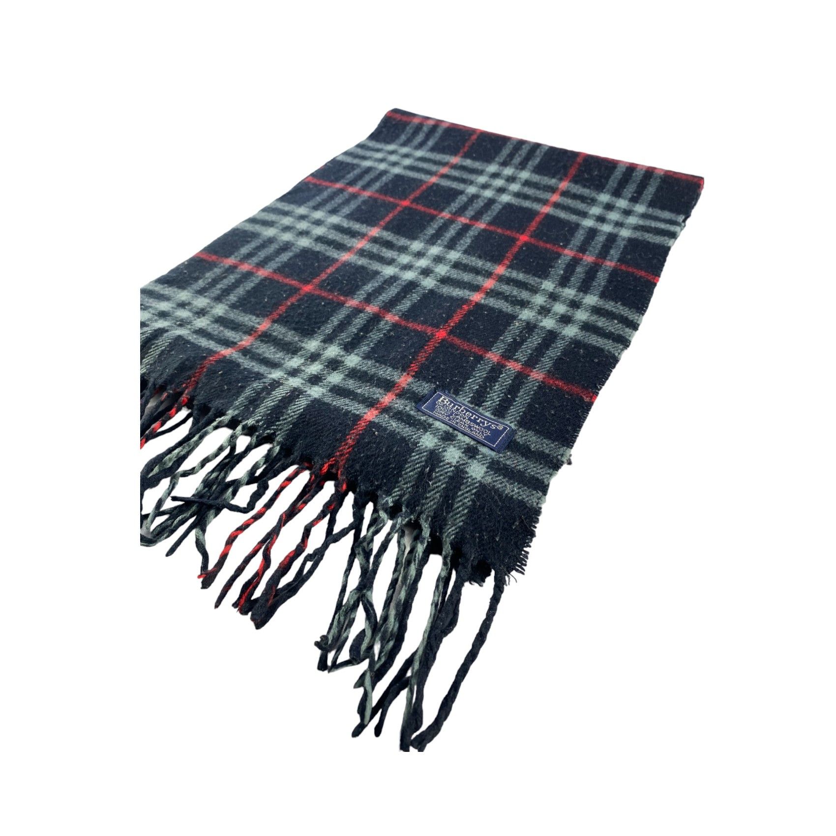 Burberry × Vintage Burberry Scarf / Muffler / Neckwear - WW1144 Size ONE SIZE - 3 Thumbnail