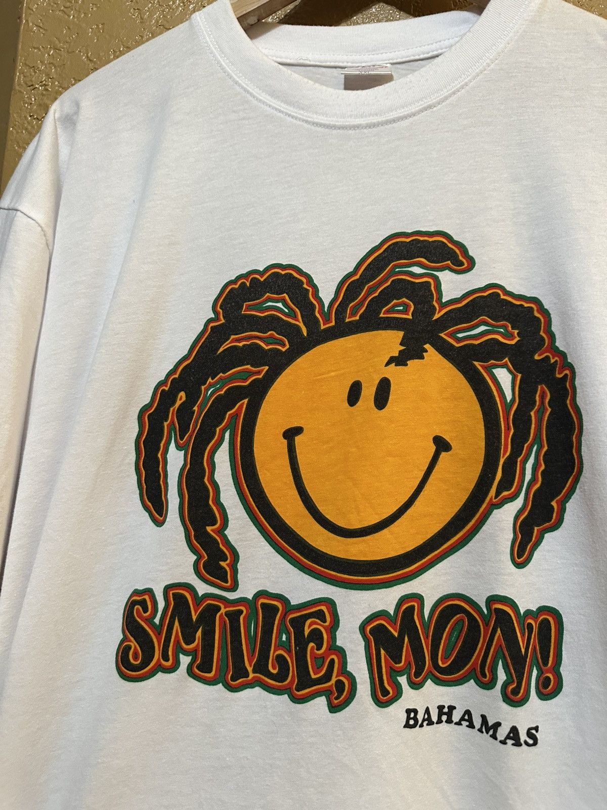 Japanese Brand × Vintage vintage Smile Mon Rasta Bahamas t shirt Size US XL / EU 56 / 4 - 2 Thumbnail