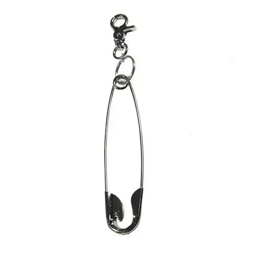 Other Punk Big Safety Pin Metal Pendant Keychain Size ONE SIZE - 5 Thumbnail
