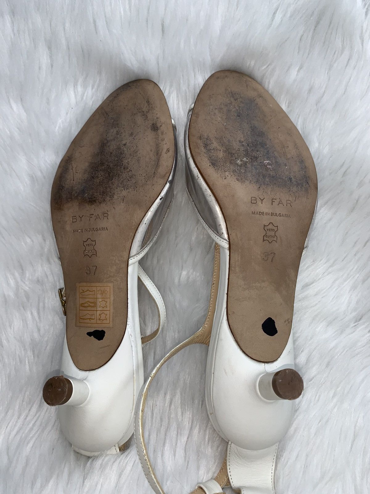 By Far By Far Kitten Heels Sandals Size US 7 / IT 37 - 10 Thumbnail