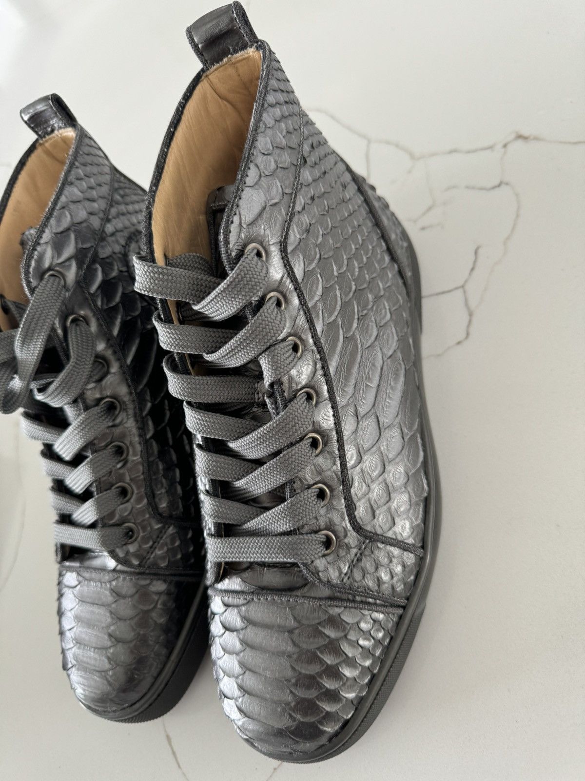 Christian Louboutin Christian Louboutin Python Sneaker Size US 7 / EU 40 - 2 Thumbnail