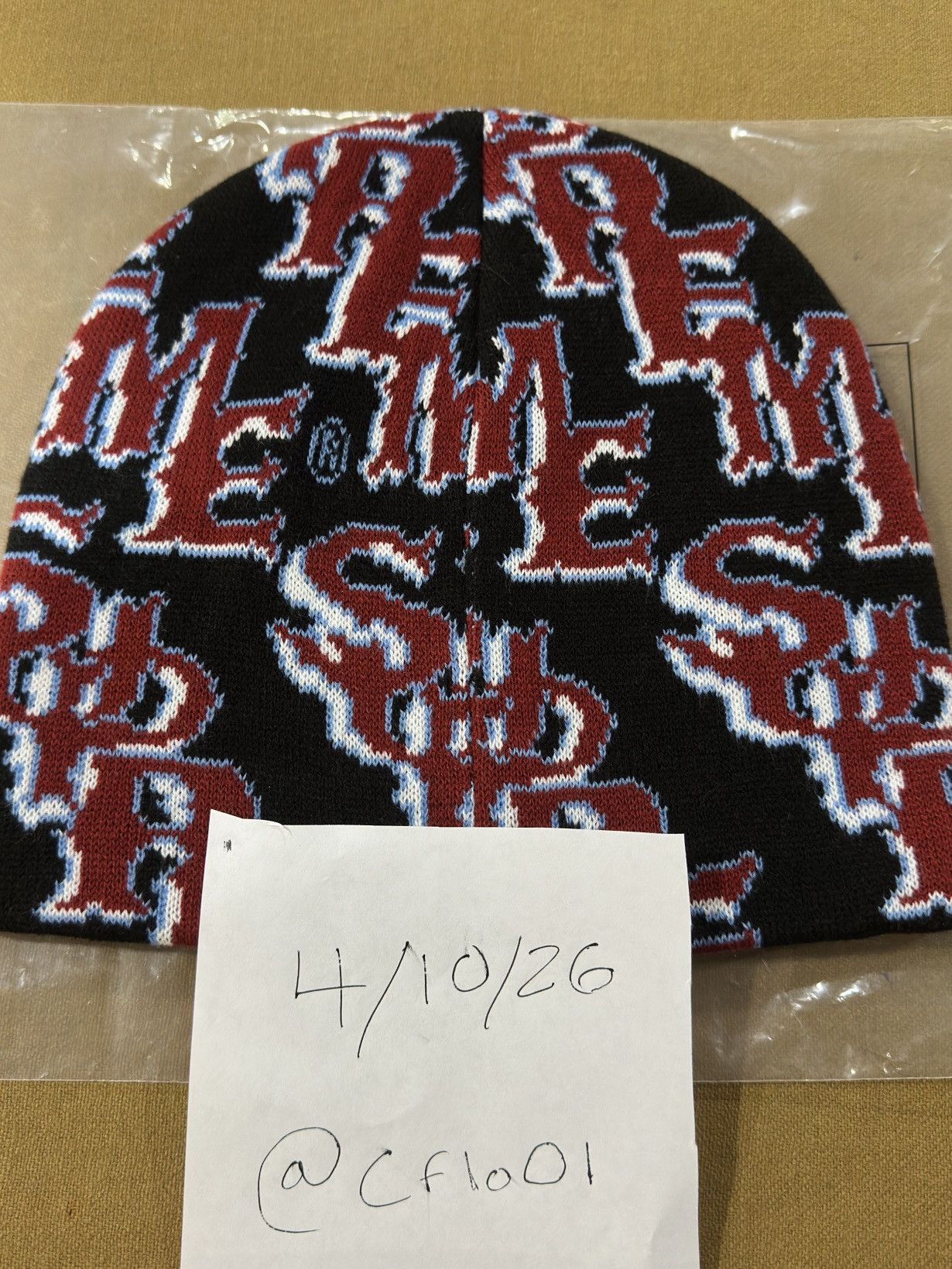 Supreme Supreme Slant Beanie Size ONE SIZE - 2 Thumbnail