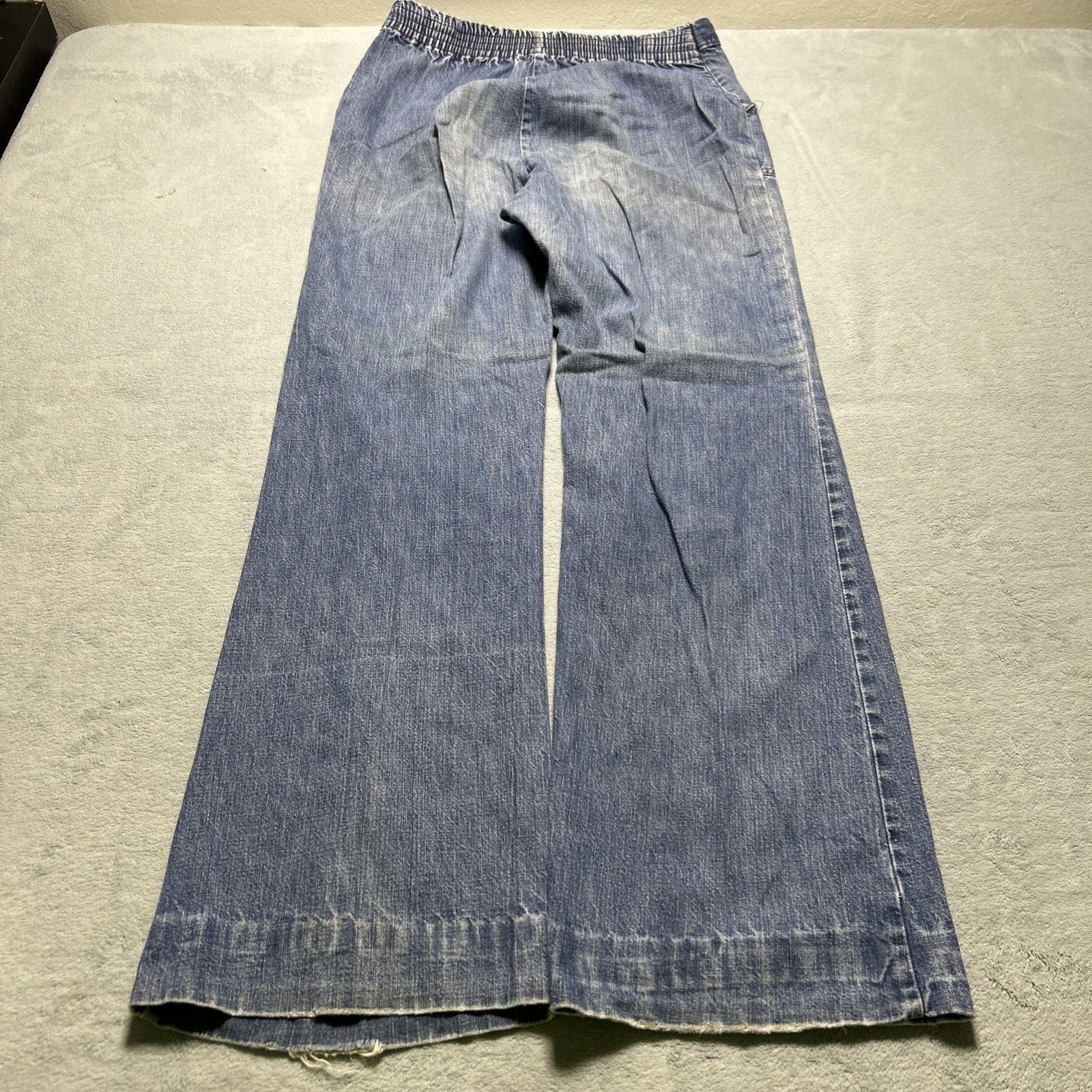 Wrangler VTG 80s Scovill Wrangler Bell Bottom Flare Jeans 14 30x31 Size 36" / US 14 / IT 50 - 2 Thumbnail