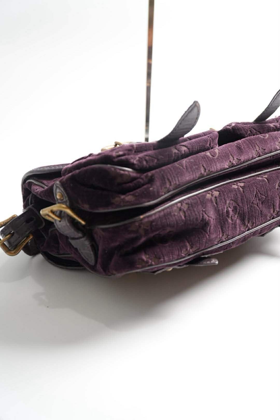 Louis Vuitton Louis Vuitton Limited Edition Monogram Velour Clyde Mon Bag Size ONE SIZE - 6 Thumbnail