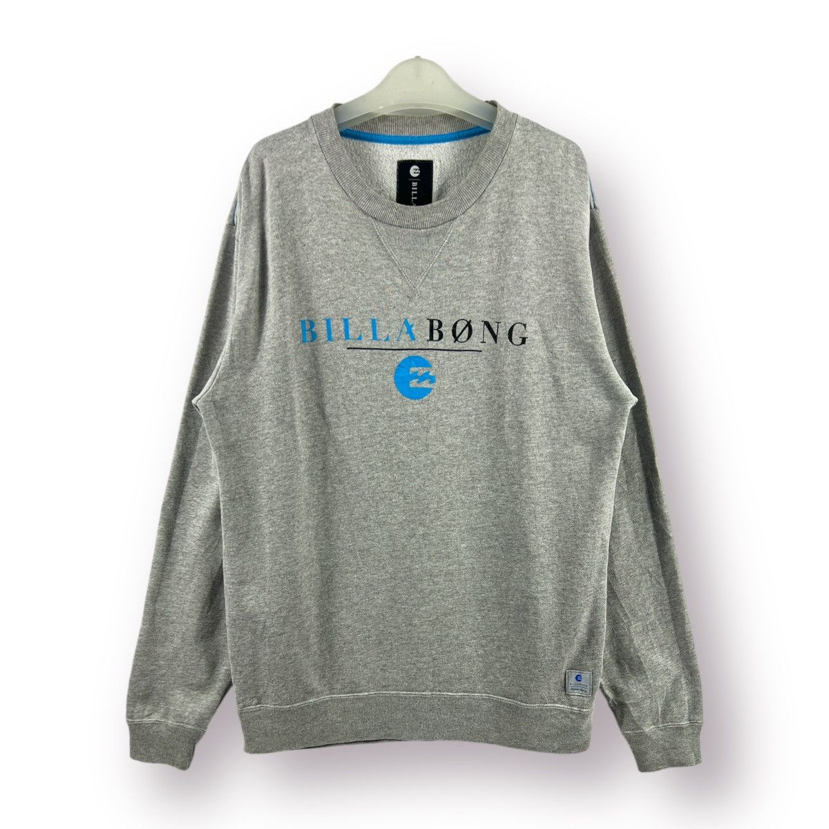 Billabong Streetwear Surf Style BILLABONG COMPANY SURFBOARD LOGO surfwear Sweatshirt L Grailed