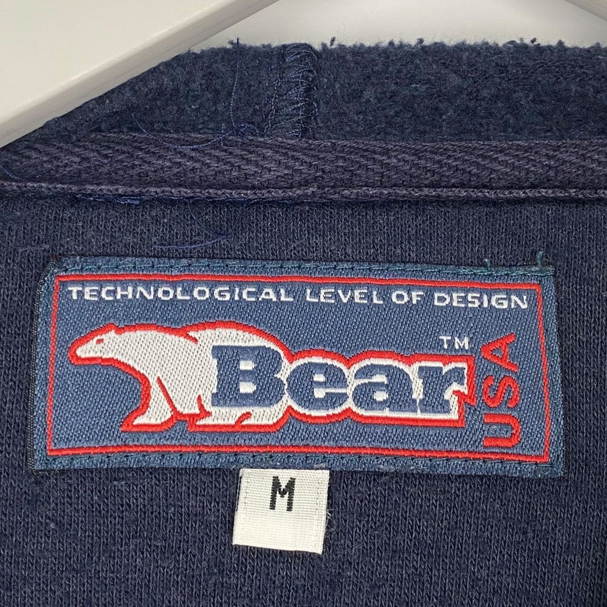 Vintage Vintage Bear Surf Hoodie Sweater Big Logo Navy Size M Size US M / EU 48-50 / 2 - 5 Thumbnail