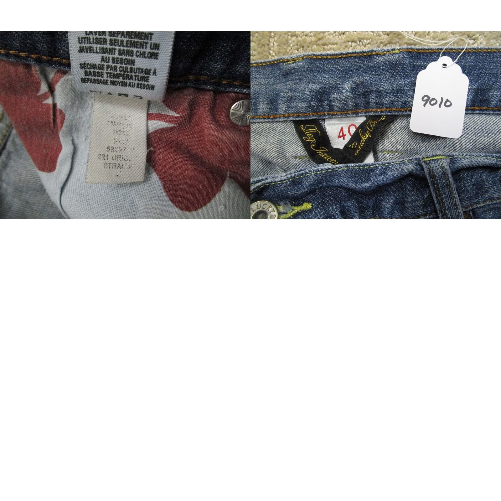 Lucky Brand Lucky Brand Jeans Men 40x32 Blue Button Fly 221 Original Fit Straight Pants Light Wash Size US 40 / EU 56 - 8 Thumbnail