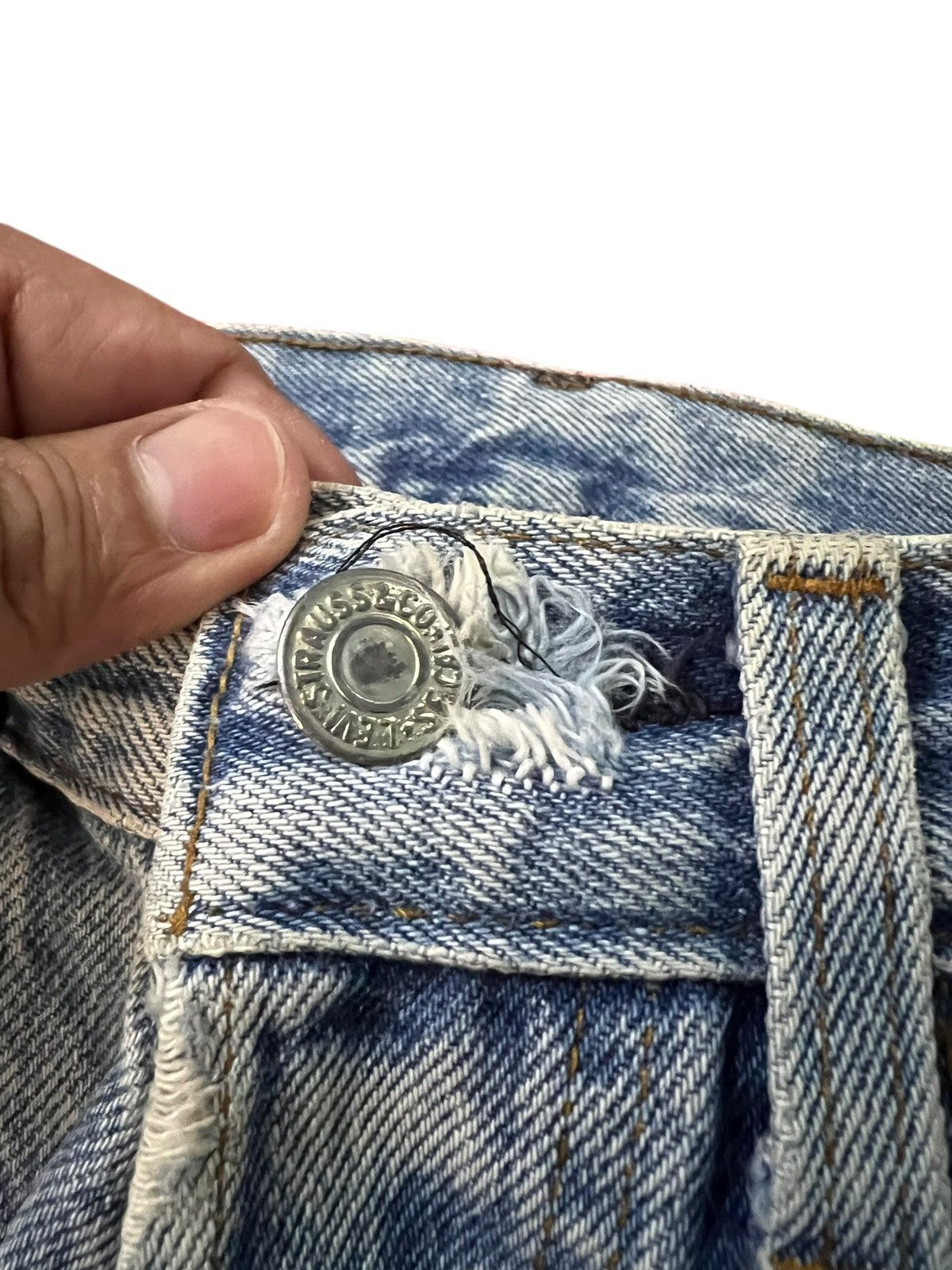 Levi's 80’s Levis 501 Distress Faded Jean Size US 26 / EU 42 - 9 Thumbnail