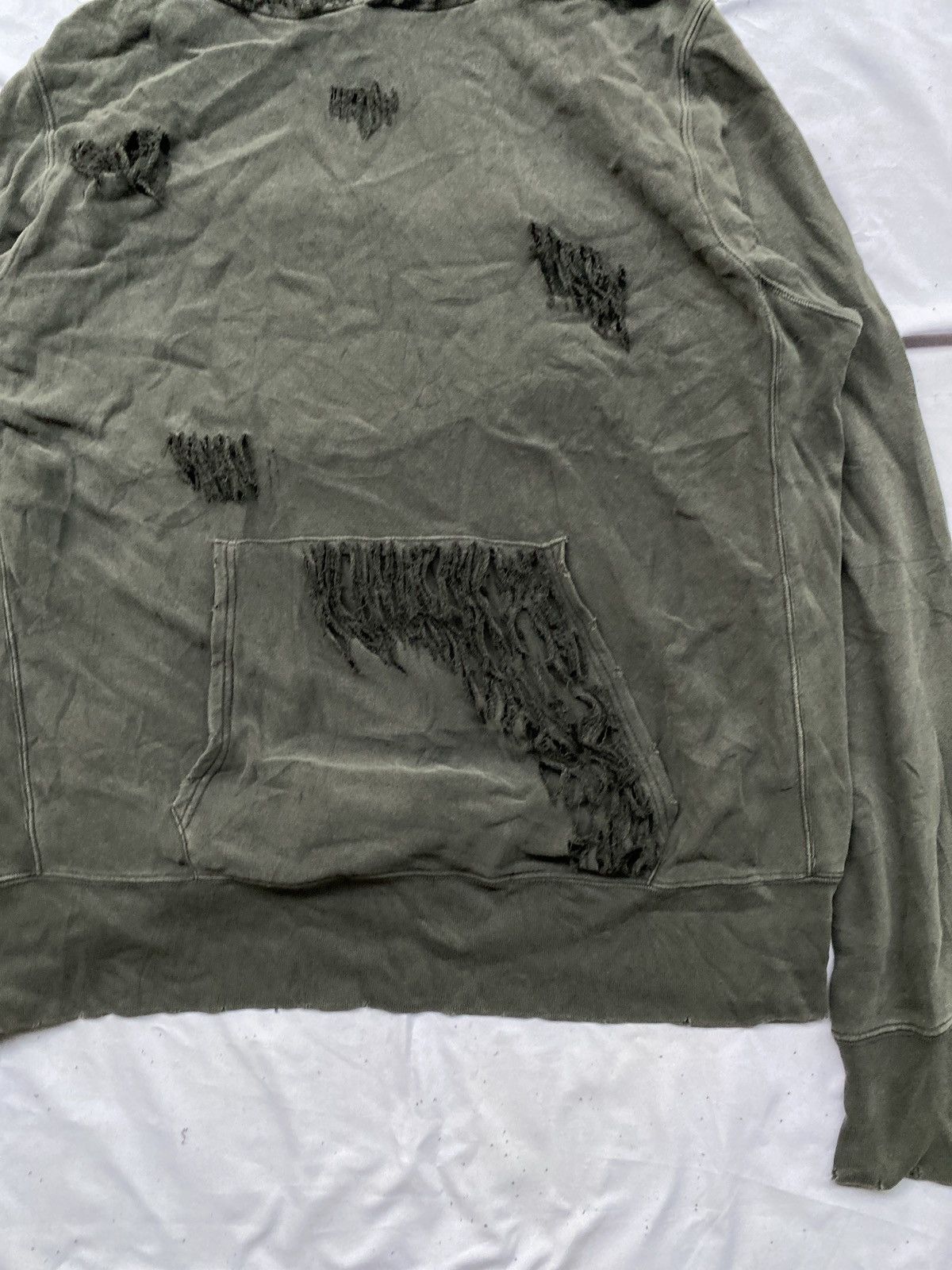 Hysteric Glamour × If Six Was Nine × Le Grande Bleu (L.G.B.) SIMPLICITE DISTRESSED GRUNGE PUNK SEDITIONARIES HOODIE Size US L / EU 52-54 / 3 - 4 Thumbnail