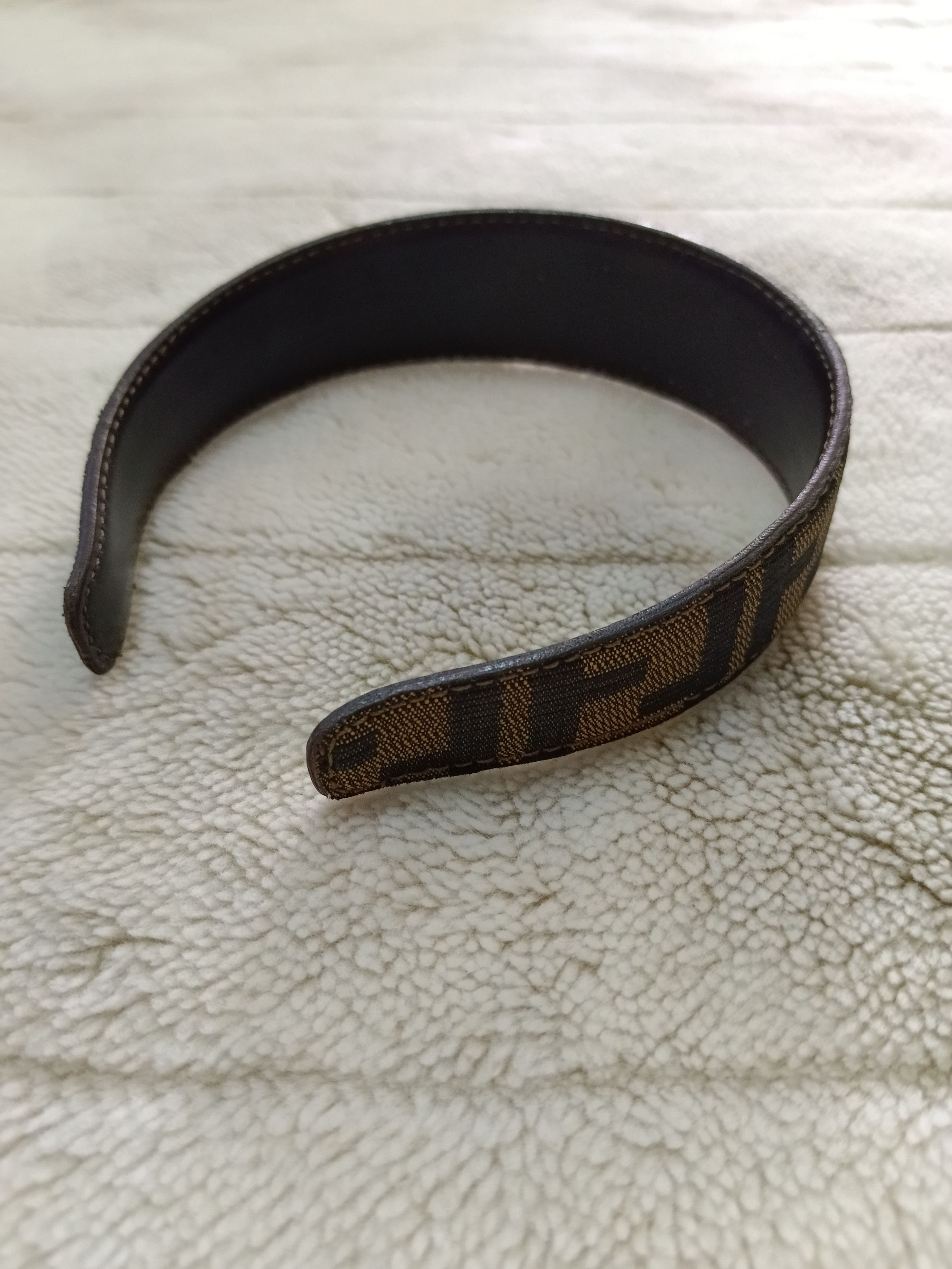 Fendi VINTAGE FENDI FF MONOGRAM ZUCCA HEADBAND Size ONE SIZE - 5 Thumbnail