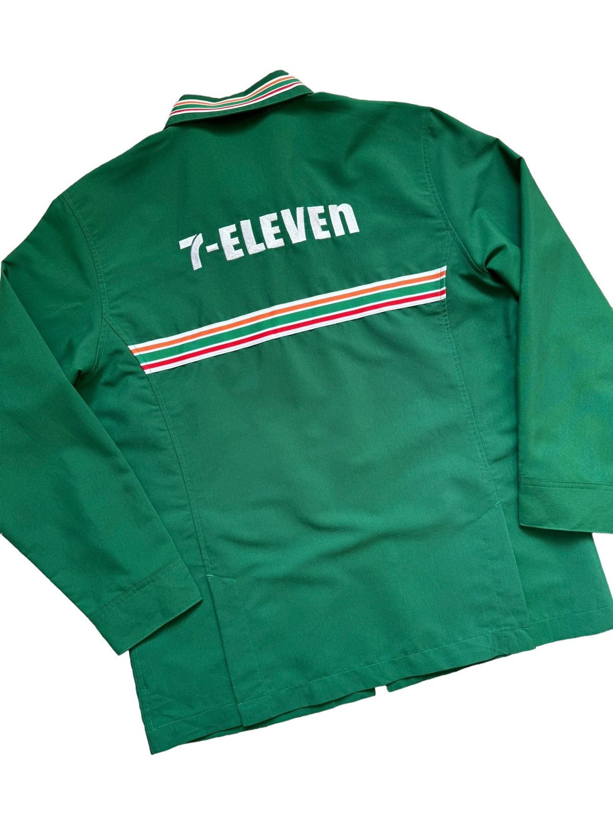 Japanese Brand Vintage 7-ELEVEN Uniform Shirt/Jacket Zip Up Size US M / EU 48-50 / 2 - 18 Thumbnail