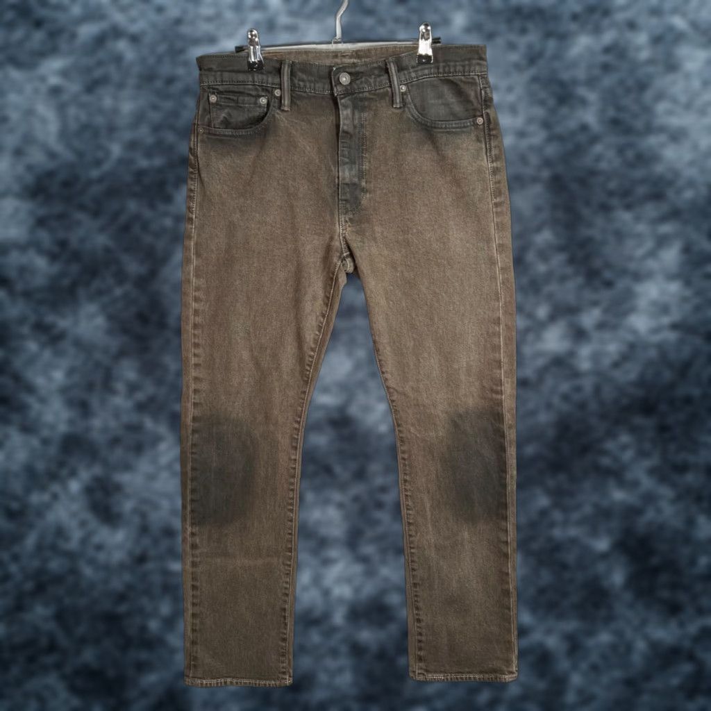 Levi's Levis 513 Slim Straight Fit Mens Jeans 32 x 32 Brown Stretch Denim Size US 32 / EU 48 - 1 Thumbnail