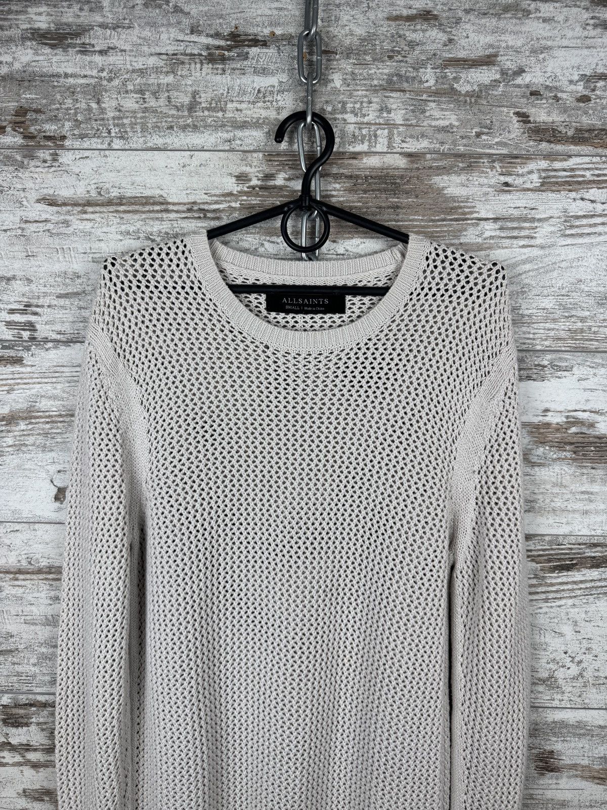 Allsaints Mens Vintage AllSaints DESTINN CREW sweater avant garde Size US S / EU 44-46 / 1 - 2 Thumbnail
