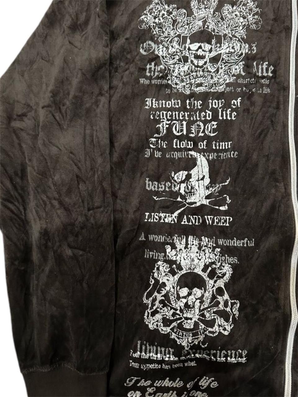 If Six Was Nine × Japanese Brand × Le Grande Bleu (L.G.B.) Pino bazzo poem skull fur hoodie Size US L / EU 52-54 / 3 - 4 Thumbnail