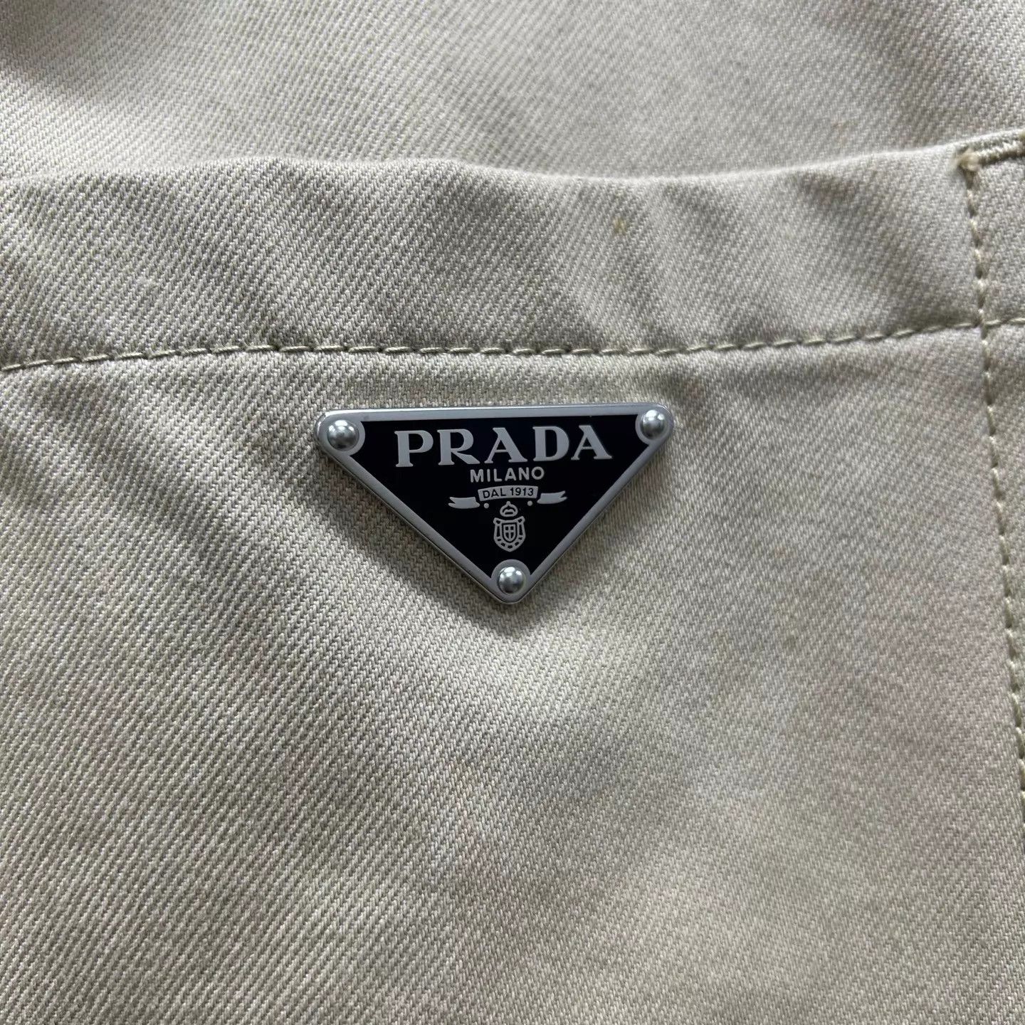 Prada Prada men's denim logo zip-up jacket M 99 new Size US M / EU 48-50 / 2 - 3 Thumbnail