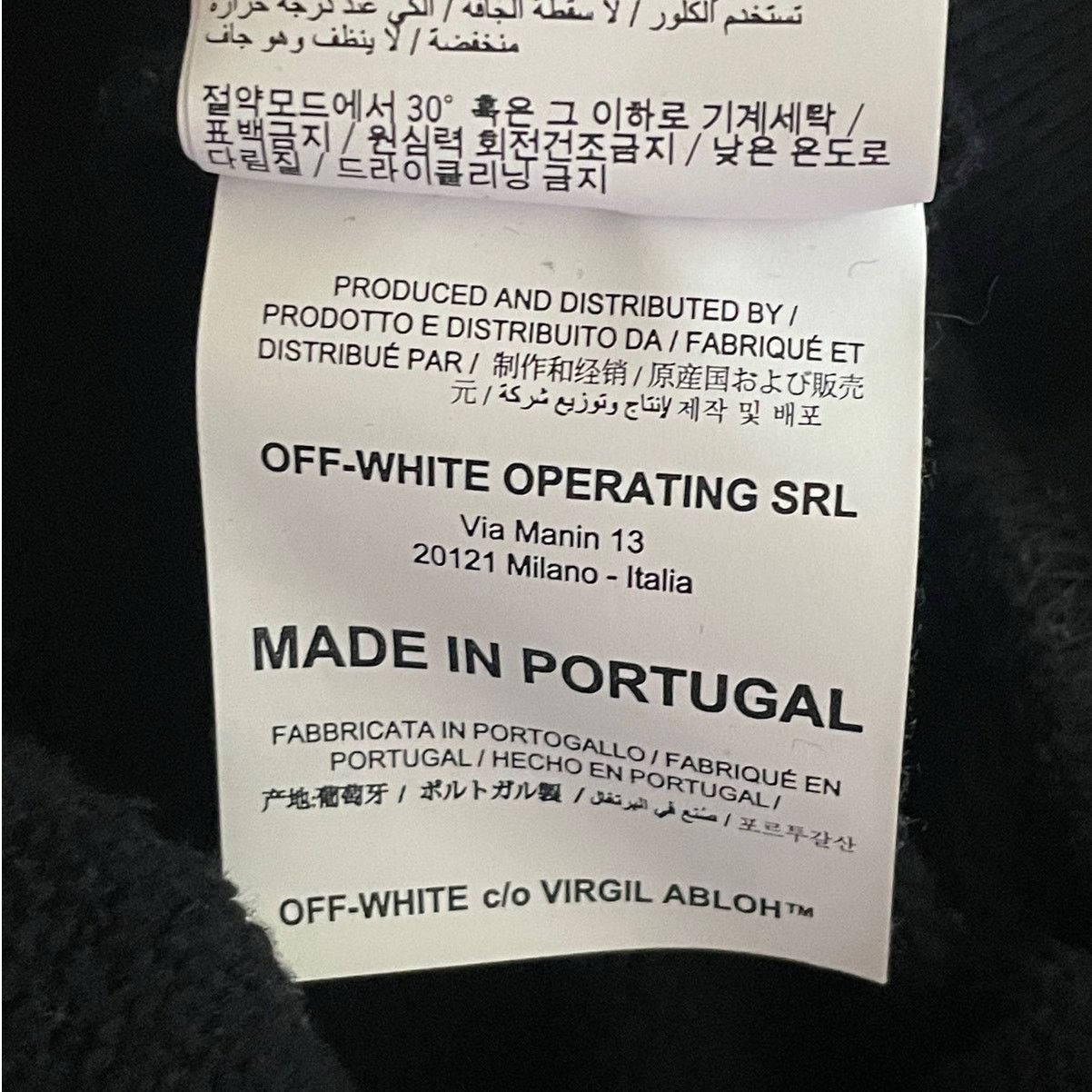 Off-White 2019 Off-White c/o Virgil Abloh Waterfall Over Sweatshirt Size US XXS / EU 40 - 8 Thumbnail