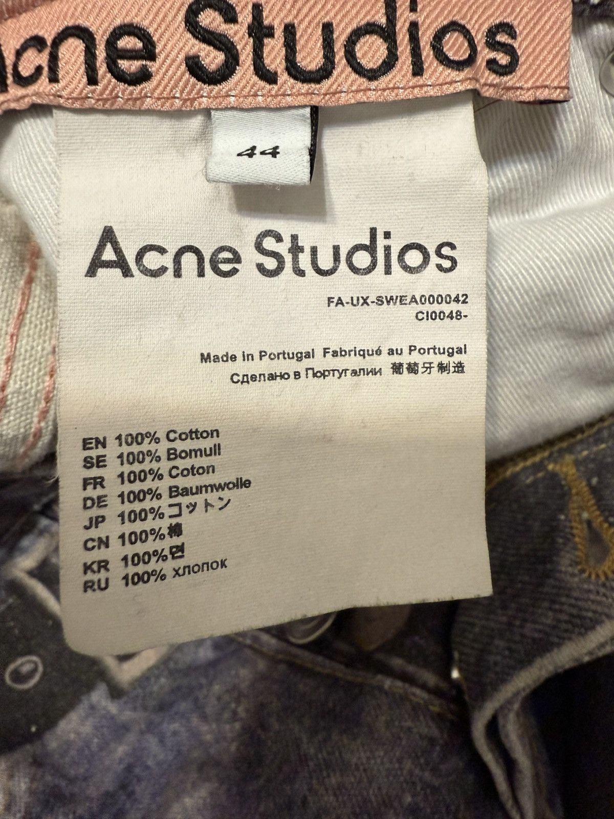 Acne Studios Acne Studios Trompe l'Oeil Chaps Jeans Size 28" / US 6 / IT 42 - 7 Thumbnail