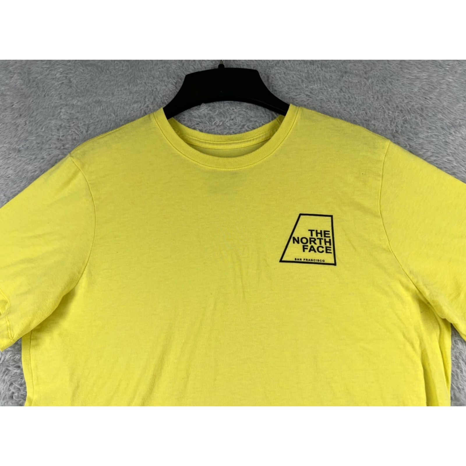 The North Face The North Face Shirt Womens Large Yellow San Francisco Short Sleeve Polyester Size L / US 10 / IT 46 - 4 Thumbnail