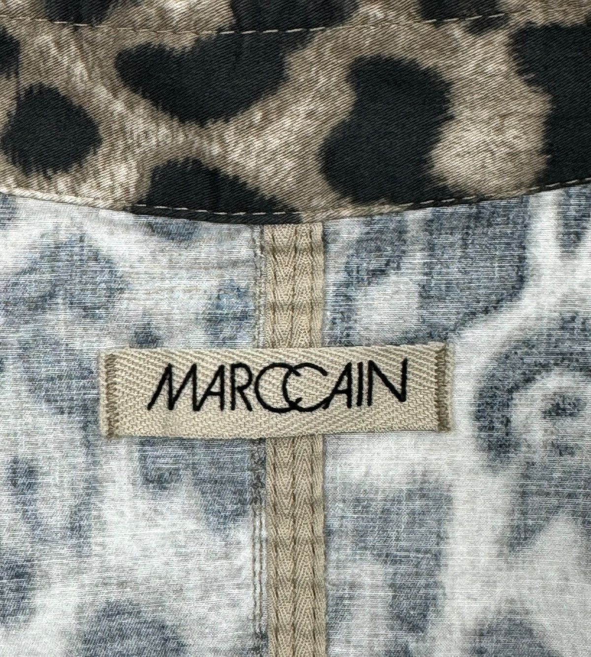 Other Marc Cain Leopard Printed Zip Jacket Cotton size 5 Size L / US 10 / IT 46 - 10 Thumbnail