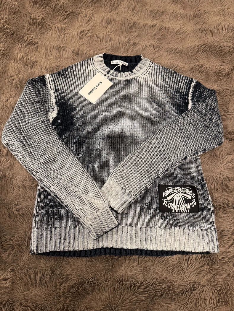 Acne Studios acne studios Irregular acid-printed sweater 2504-Nextarrow Size US S / EU 44-46 / 1 - 1 Thumbnail