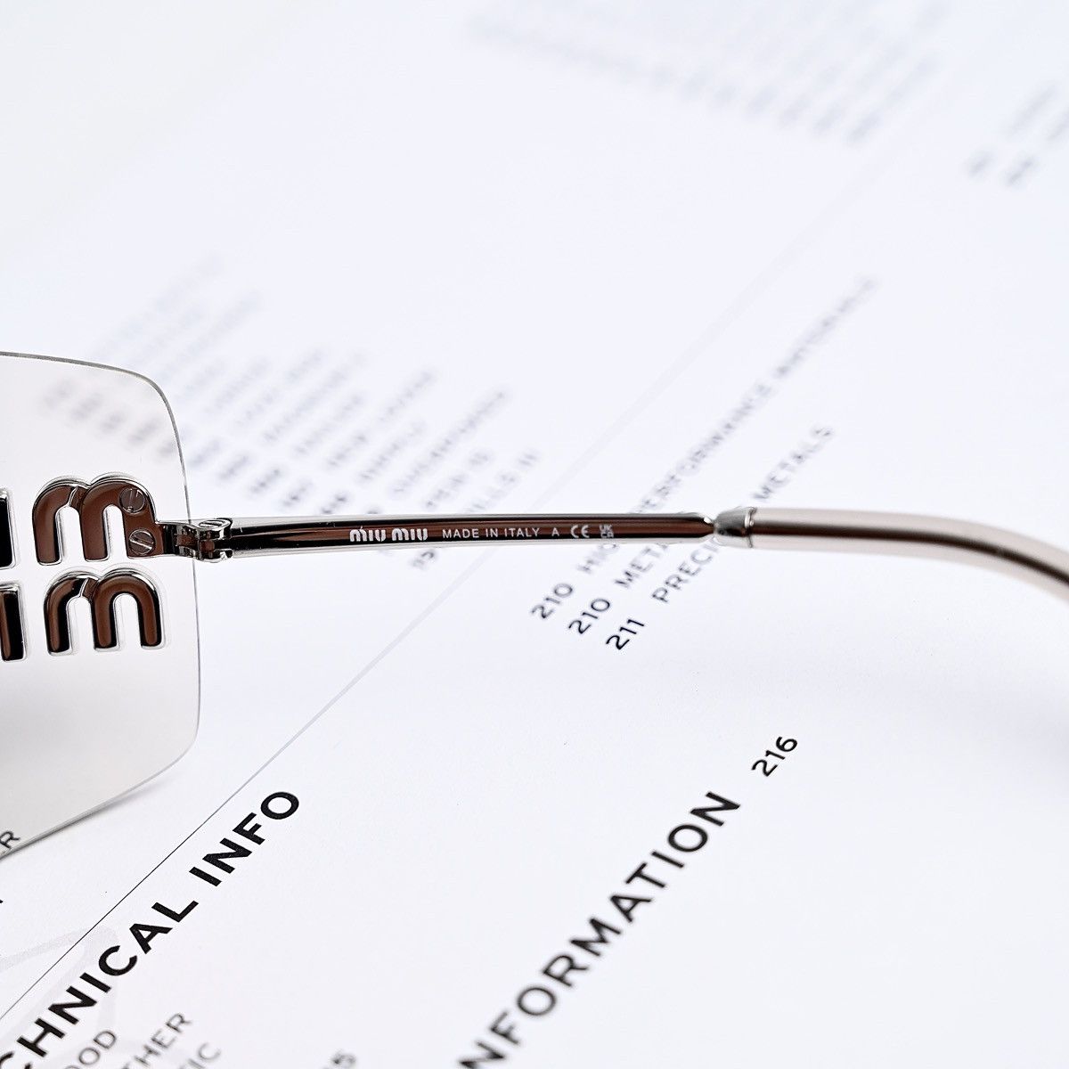 Miu Miu MIU MIU 0MU 54YS SUNGLASSES Size ONE SIZE - 7 Thumbnail