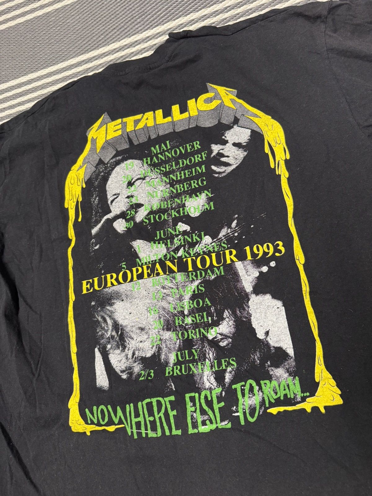 Metallica × Vintage Metallica 1993 European tour Size US XL / EU 56 / 4 - 3 Thumbnail