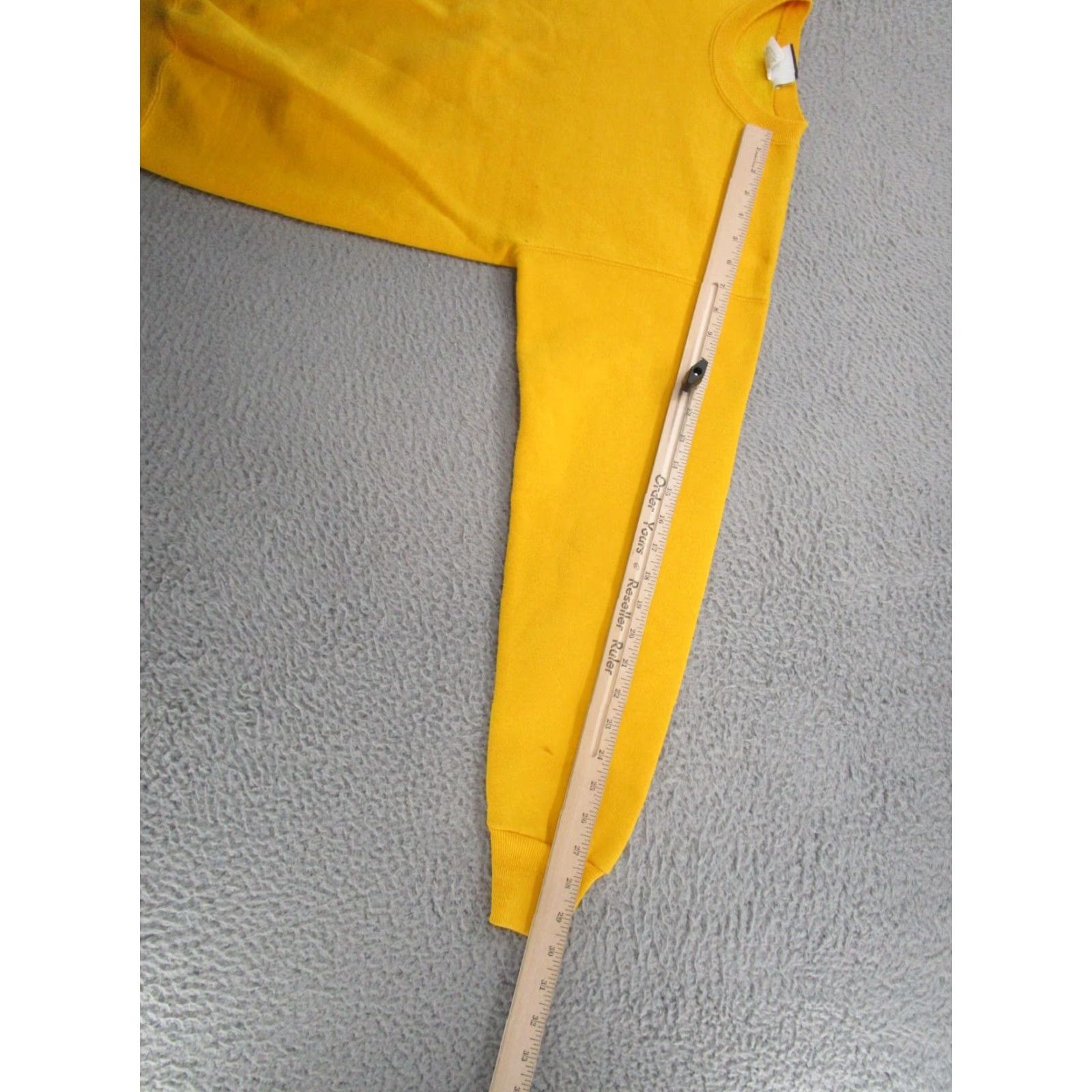 Lee VINTAGE 90s Lee Sweatshirt Pullover Hooded Gold Yellow M Mens Sweatshirt 90s Theme Size US M / EU 48-50 / 2 - 7 Thumbnail