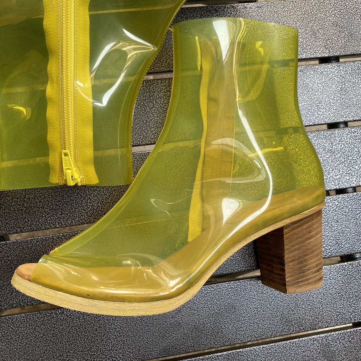 Maison Margiela MM6 PVC Transparent Ankle Boots Size US 8.5 / IT 38.5 - 5 Thumbnail