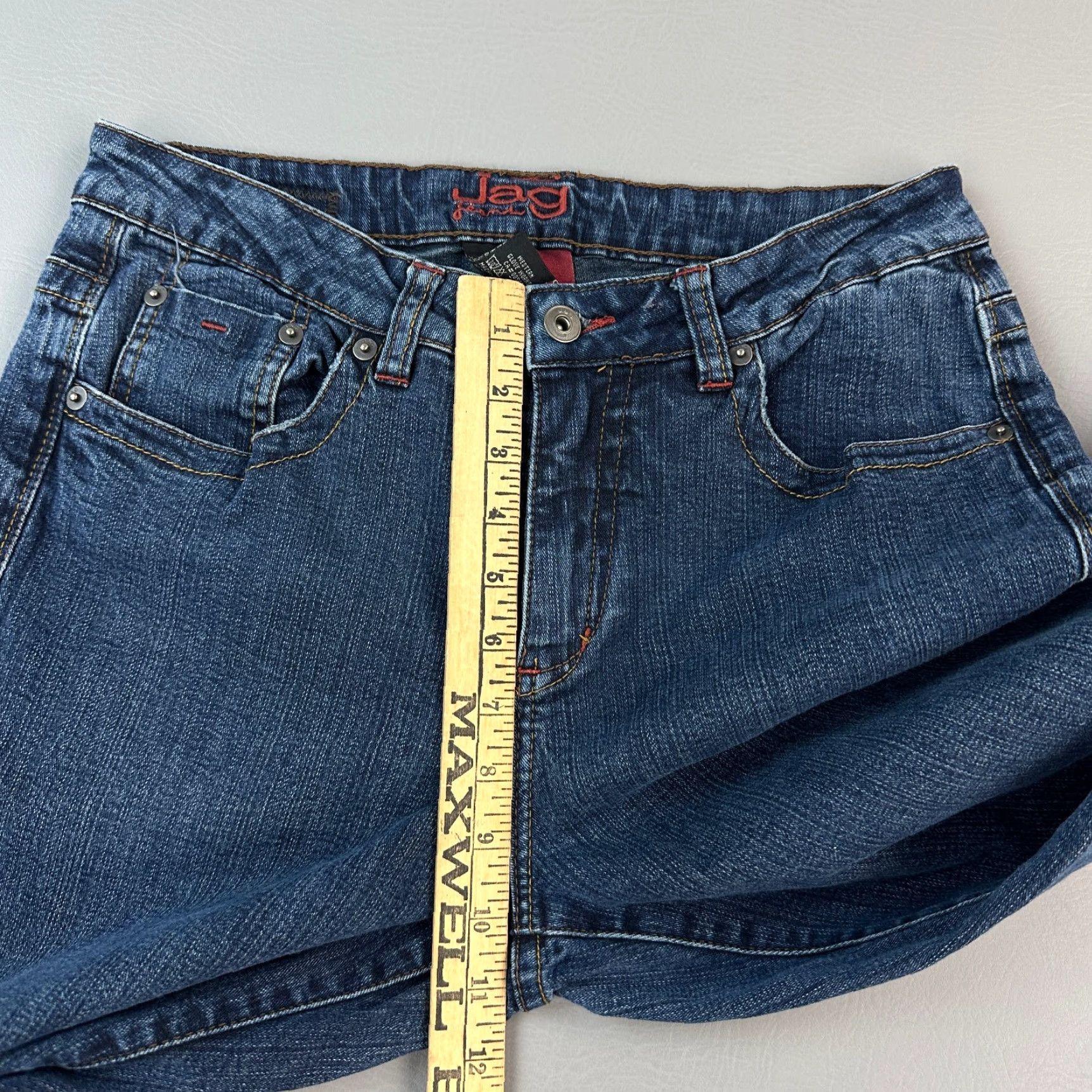 AG Jeans Jag Jeans Jeans Women's 10 30x32 Dark Wash Denim Bootcut Mid Rise Stretch Y2K Ladies Slim Fit Regular Waist Blue Jeans Women’s Size 32" / US 10 / IT 46 - 5 Thumbnail