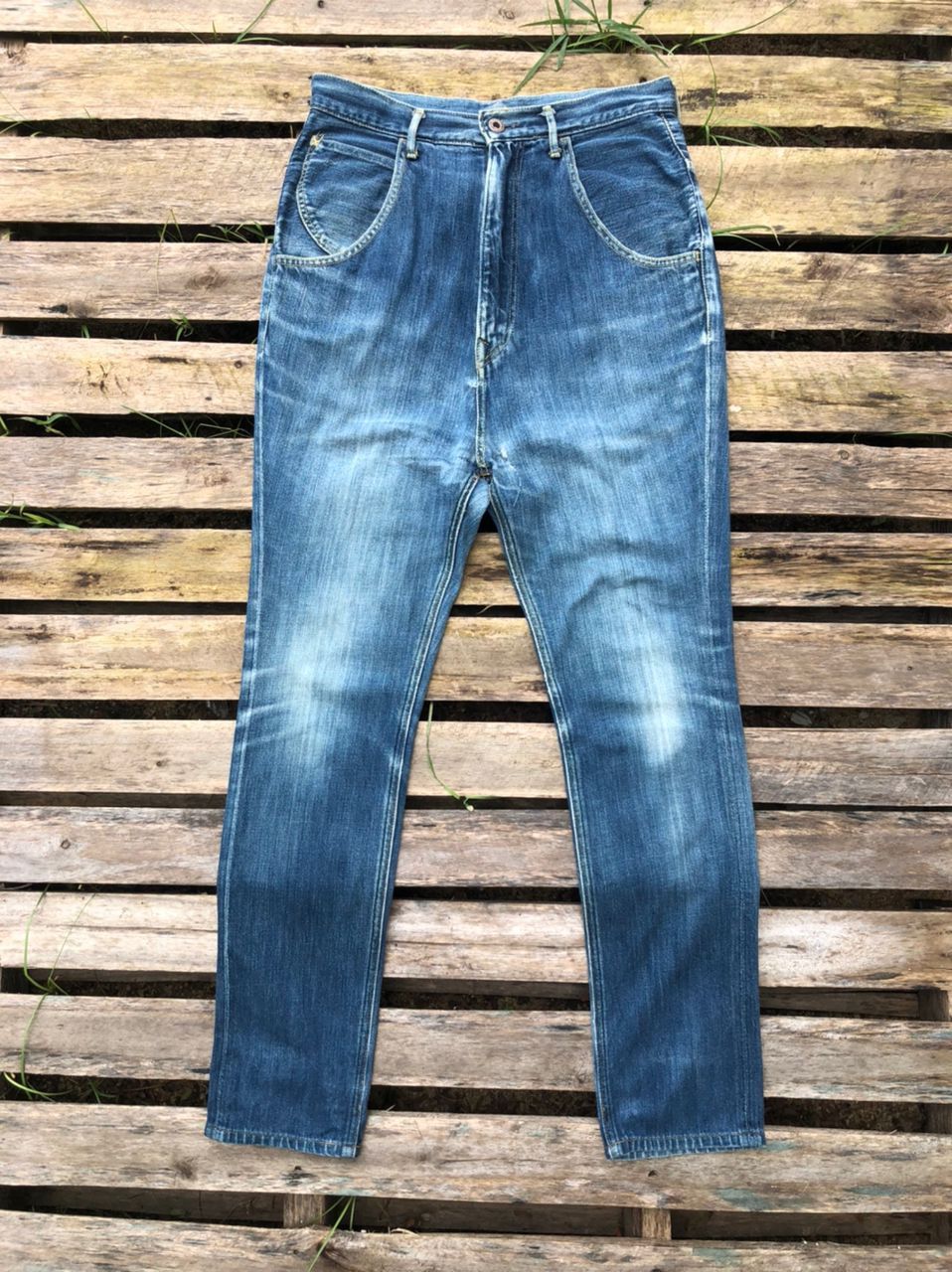 Japanese Brand × Kapital Vintage Kapital Buckle Denim Jeans Distressed Size US 29 - 2 Thumbnail