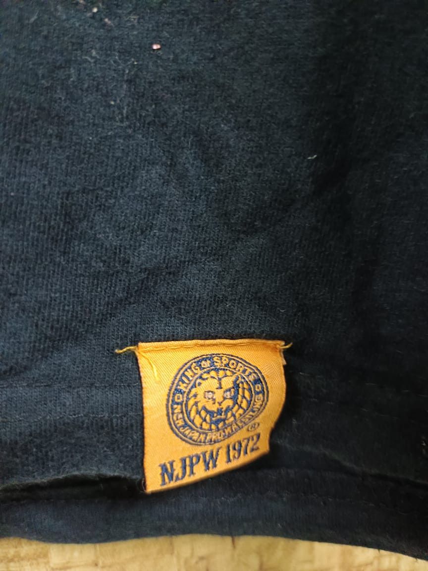 Japanese Brand × Vintage × WWE Vintage New Japan Pro-Wrestling NJPW 1972 Tee Size US XXL / EU 58 / 5 - 6 Thumbnail