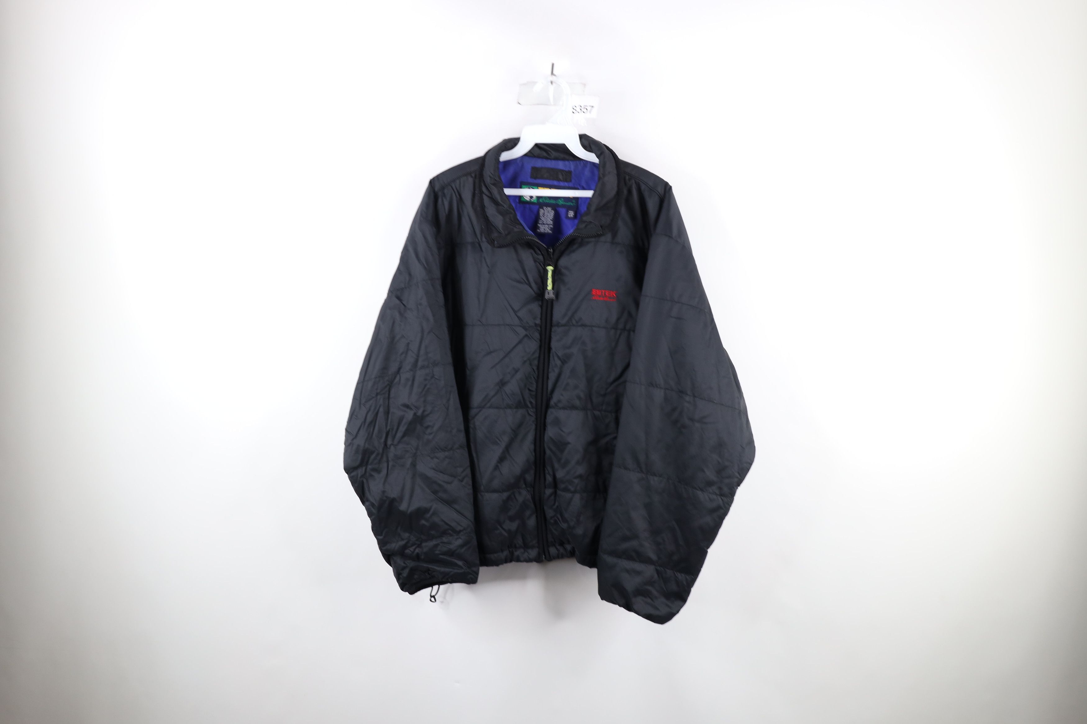 Veste Tricotée Eddie Bauer Pour Homme En Coton Ribbé - Taille 2XL, Couleur Kaki Olive Vintage Années 90