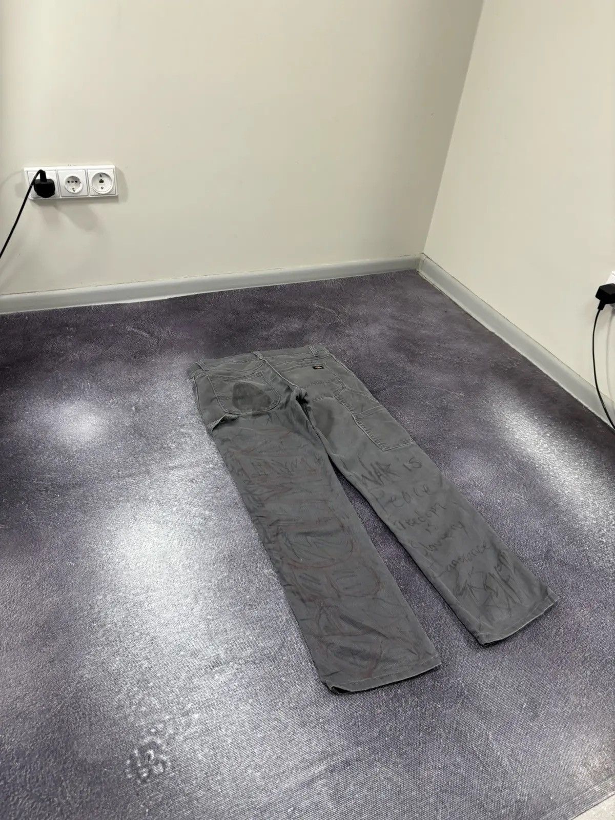 Dickies × Vintage Vintage Dickies Custom Anarchy Cult 1/1 Hype Pants Size US 30 / EU 46 - 3 Thumbnail