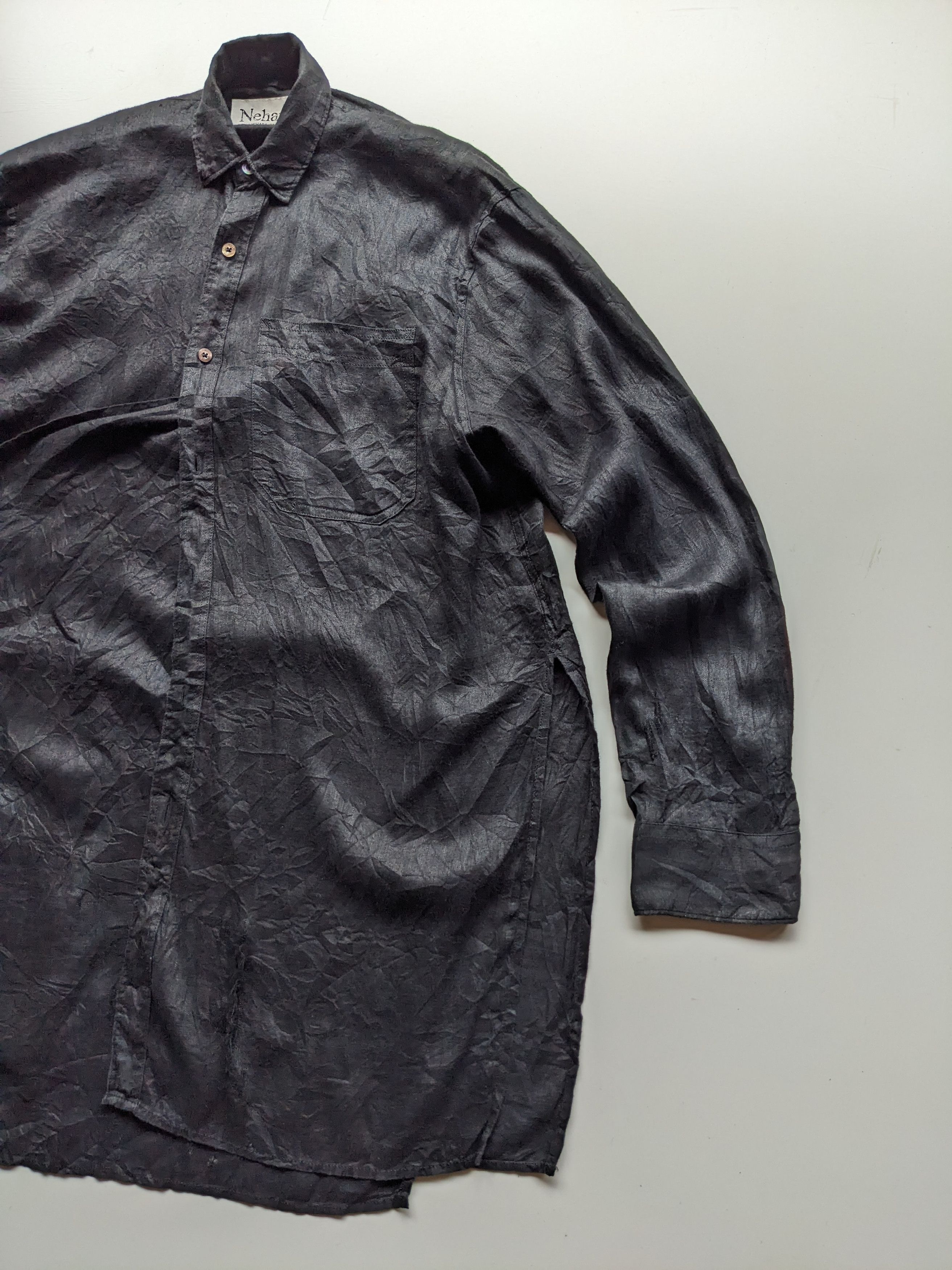 Designer × Maison MIHARA YASUHIRO SS17 Miharaya Suhiro distressed hemp shirt Size US M / EU 48-50 / 2 - 5 Thumbnail