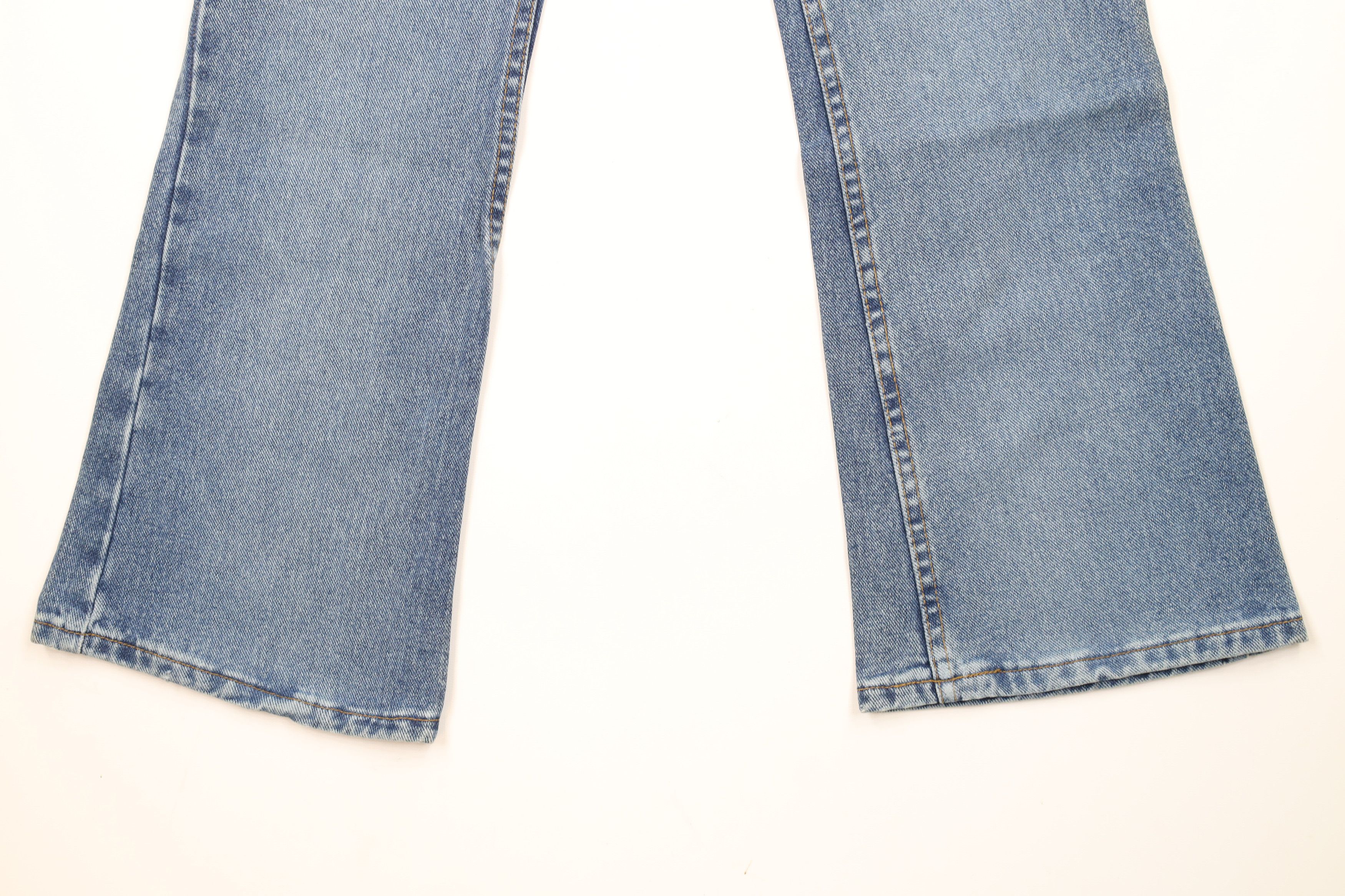 Vintage Vintage 90s Y2K Babydoll Flared Wide Leg Denim Jeans Blue Size 27" / US 4 / IT 40 - 4 Thumbnail