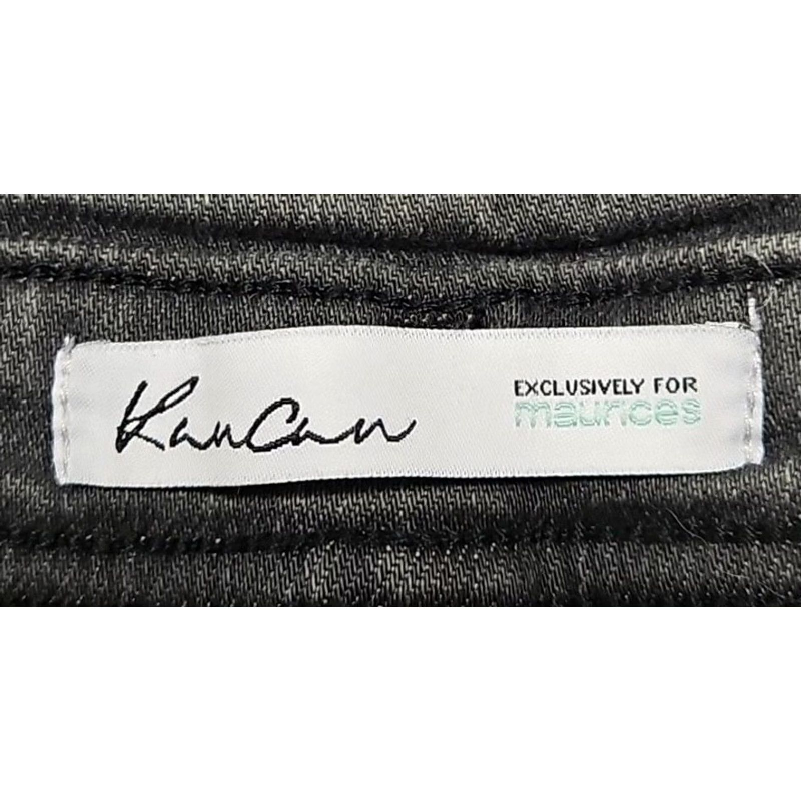 Vintage KanCan Skinny Jeans Charcoal Gray Black Size 28 Stretch Pockets High rise Women Denim 26in Inseam 28in Dark Wash Regular Size 28" / US 6 / IT 42 - 7 Thumbnail