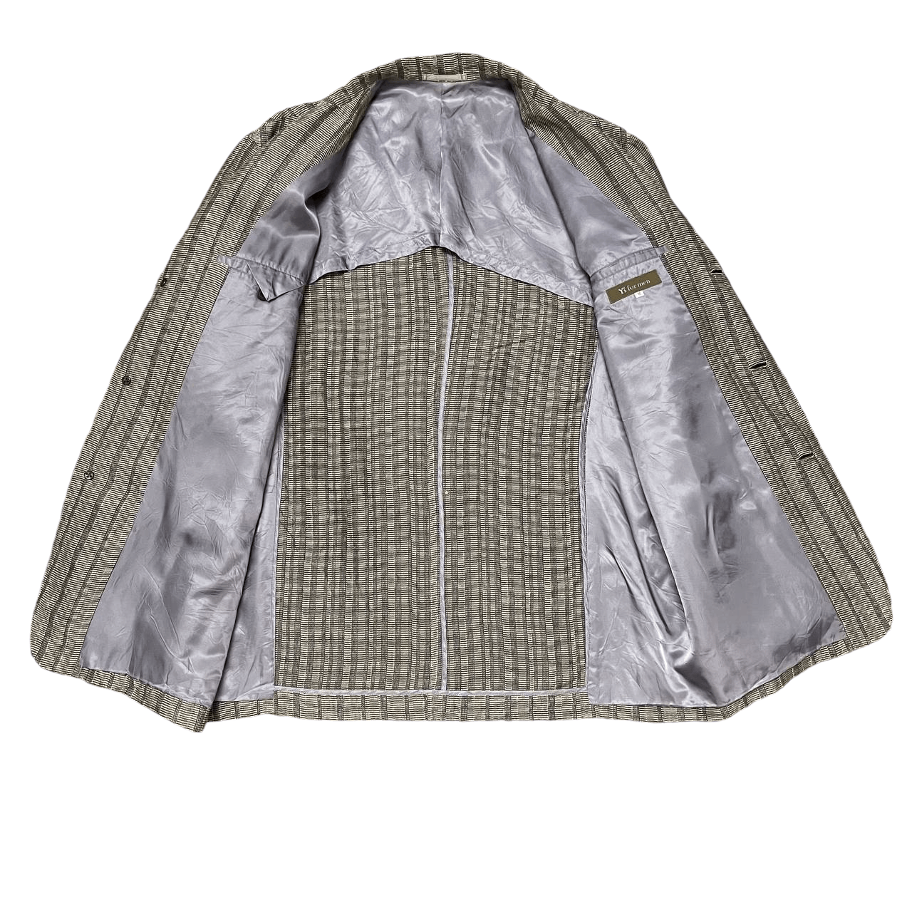 Yohji Yamamoto Ys For Men by Yohji Yamamoto Striped Blazer Jacket Size US M / EU 48-50 / 2 - 6 Thumbnail