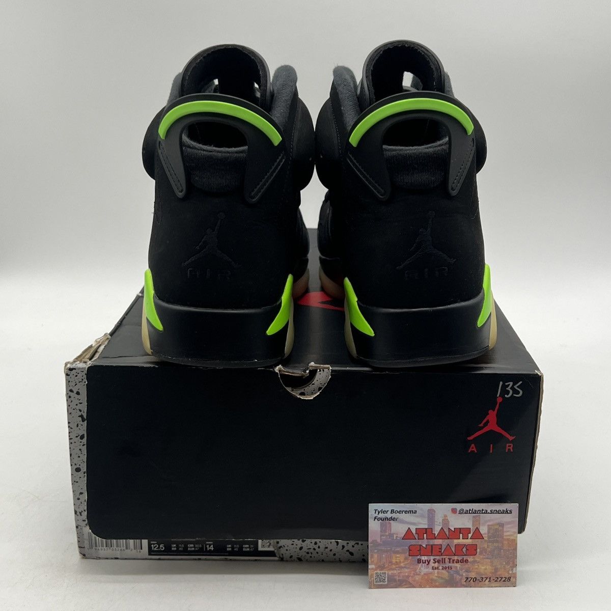 Jordan Brand Air Jordan 6 electric green Size US 12.5 / EU 45-46 - 3 Thumbnail