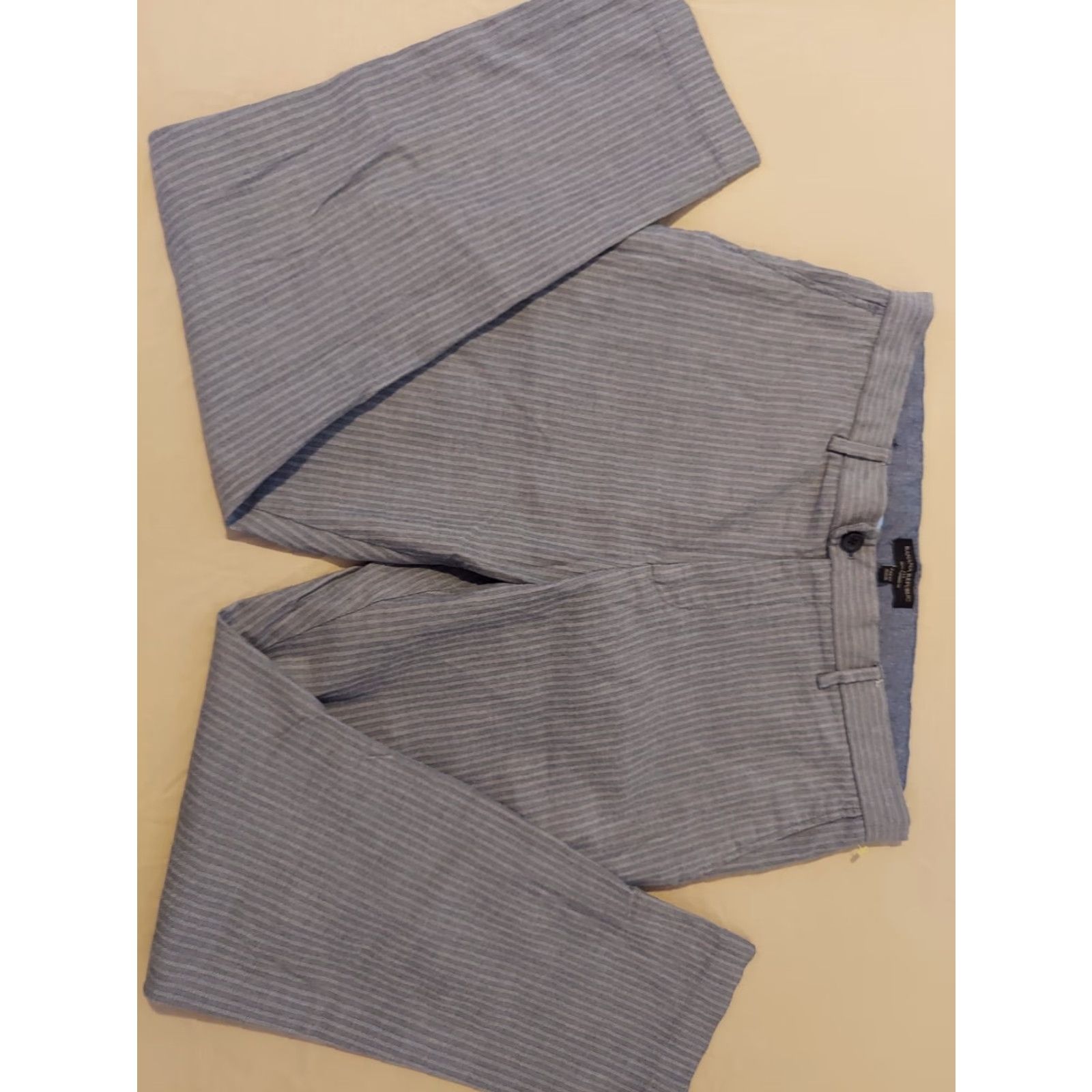 Banana Republic Banana Republic Pants Chino Straight Leg 34x32 Gray Mens Regular White? Size US 34 / EU 50 - 2 Thumbnail