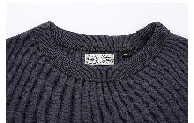 Freewheelers FREEWHEELERS POWER WEAR heavy-duty ribbed cotton round-nec Size US XS / EU 42 / 0 - 5 Thumbnail