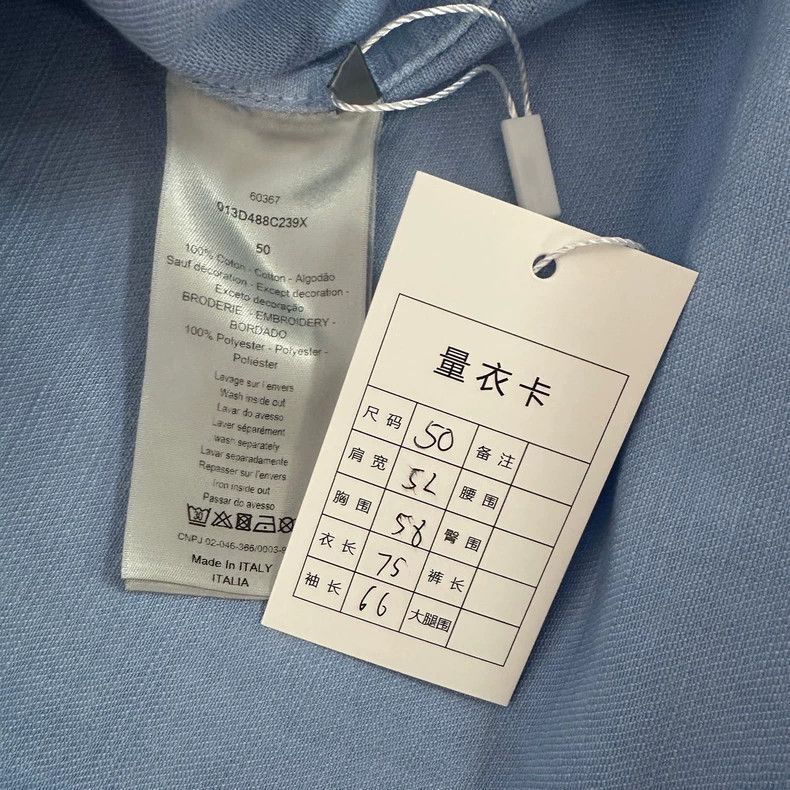 Dior Dior Light blue old shirt jacket 2502-Nextarrow Size US M / EU 48-50 / 2 - 5 Thumbnail
