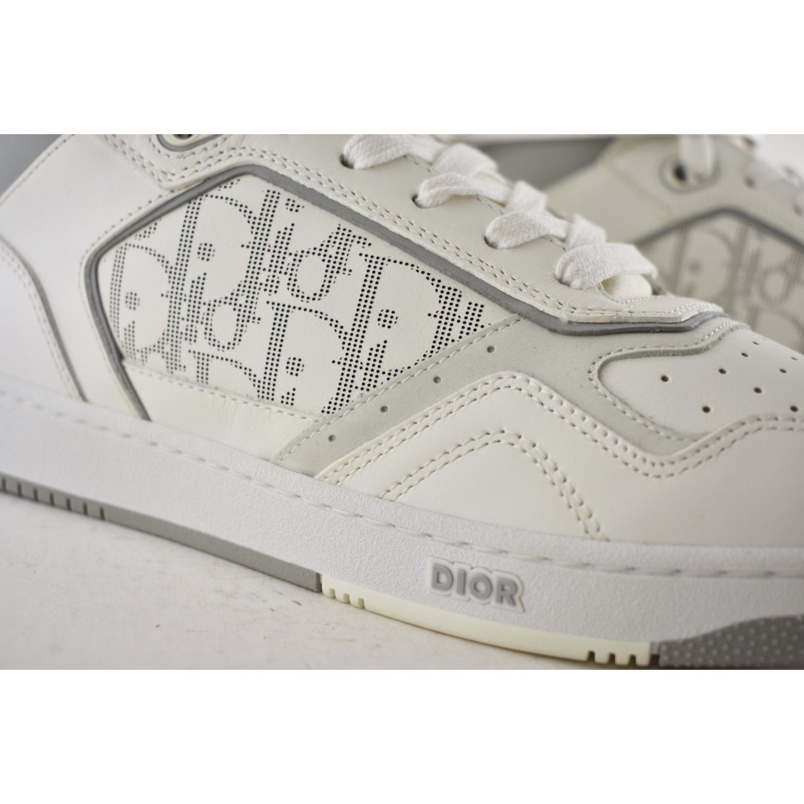Dior Mens B27 Uptown Leather Oblique High Top Trainer Sneakers Size US 11 / EU 44 - 5 Thumbnail
