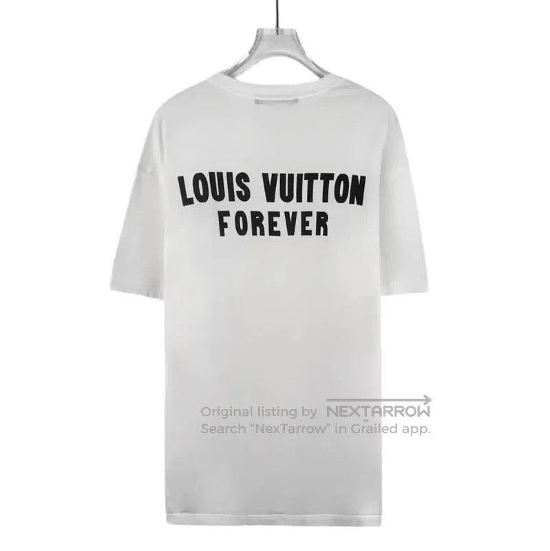 Louis Vuitton Louis Vuitton White Cotton Men's T-Shirt . Size US M / EU 48-50 / 2 - 2 Thumbnail