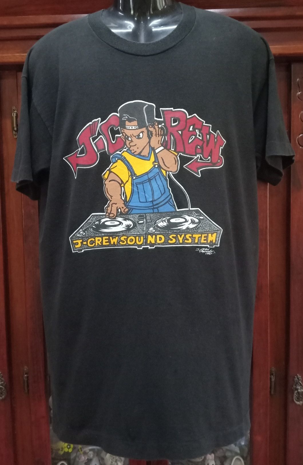 Band Tees × Rap Tees Vintage 90s J.Crew Sound System Dj Rapper T-shirt Size US L / EU 52-54 / 3 - 1 Thumbnail