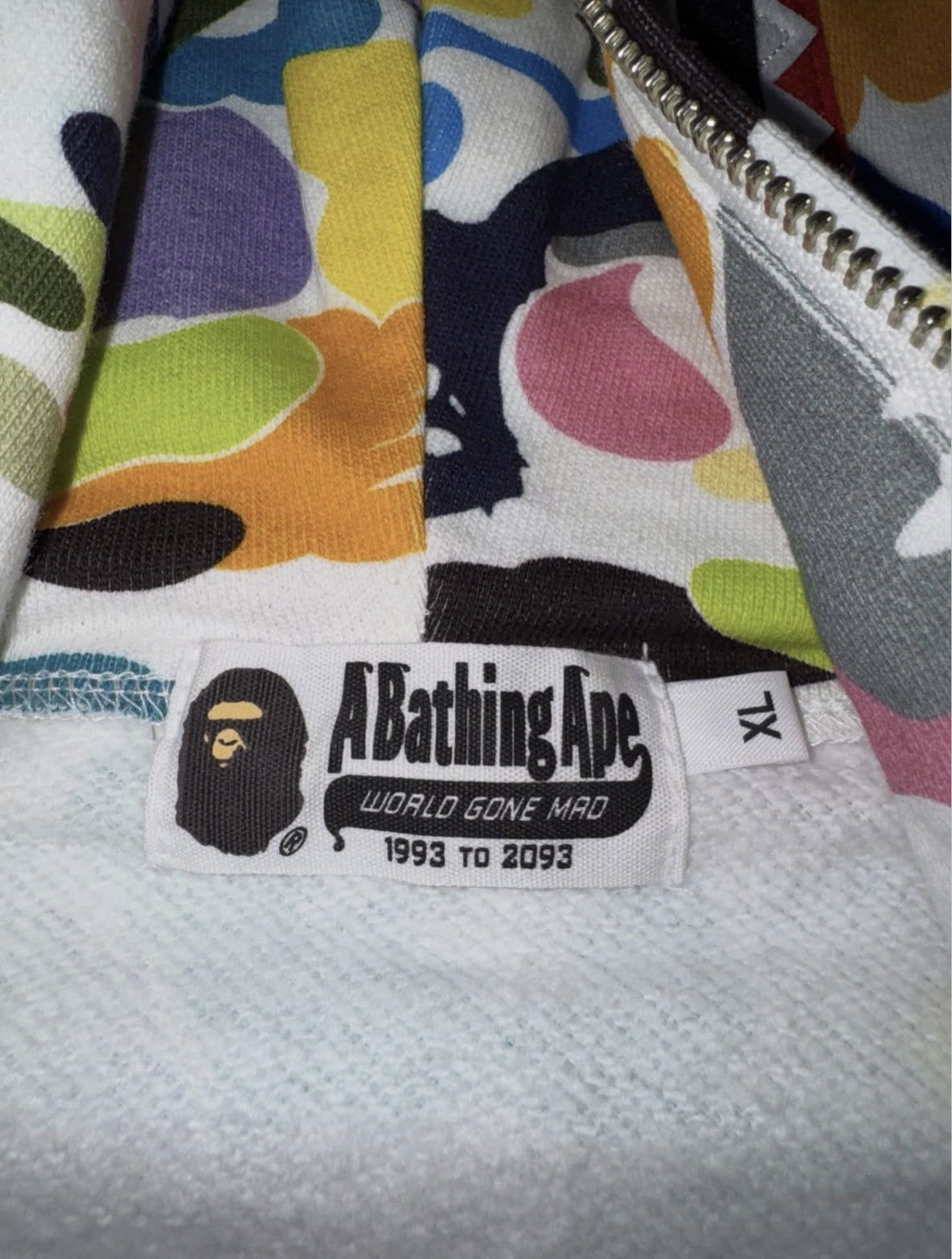 Bape Multi Camo Shark Hoodie 2019 Size US XL / EU 56 / 4 - 7 Thumbnail
