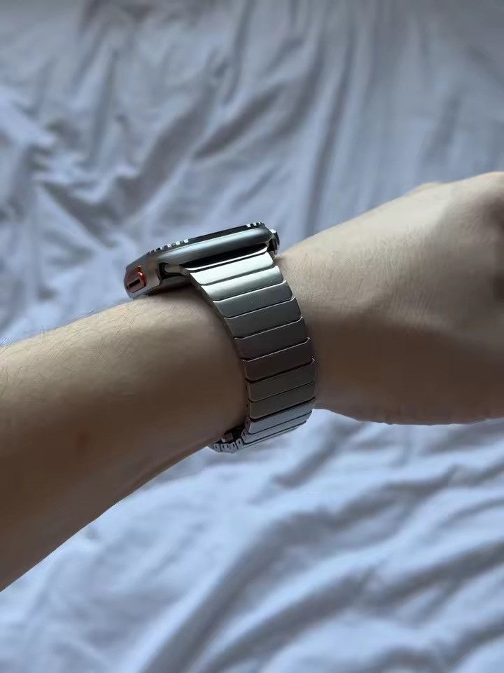 Jewelry Case+Strap for Apple Watch Band- Silver - 44 Mm Size ONE SIZE - 3 Thumbnail