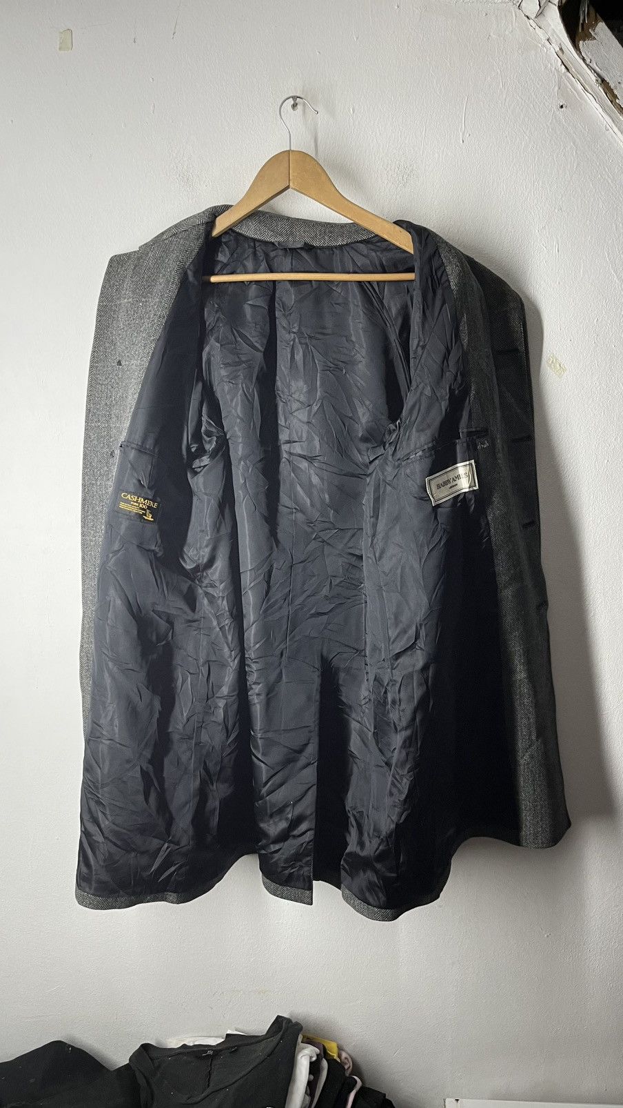 Hardy Amies HARDY AMIES CASHMERE LONG COAT WOOL PARKA JACKET Size US M / EU 48-50 / 2 - 7 Thumbnail